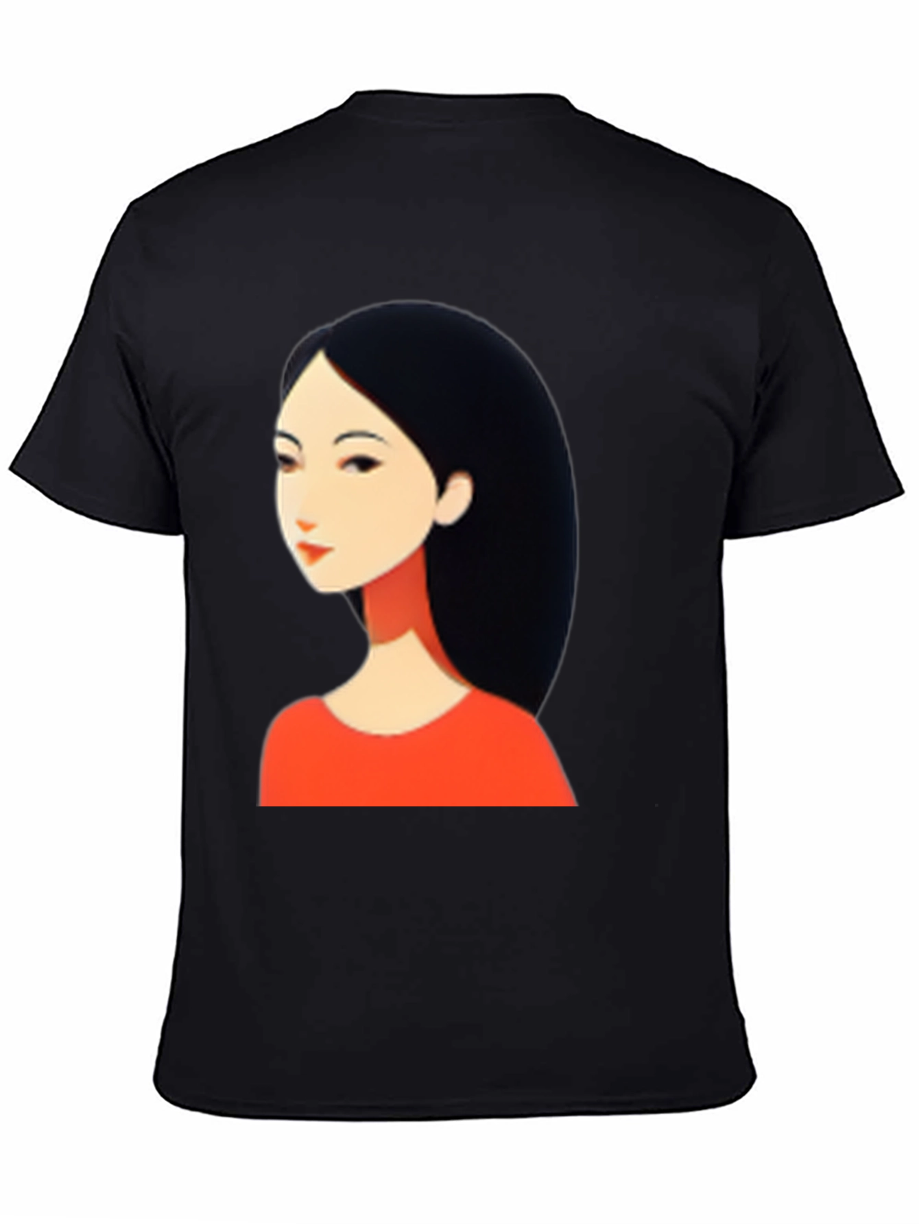 Black Anime Graphic Tee - Stylish Black T-Shirt view 4