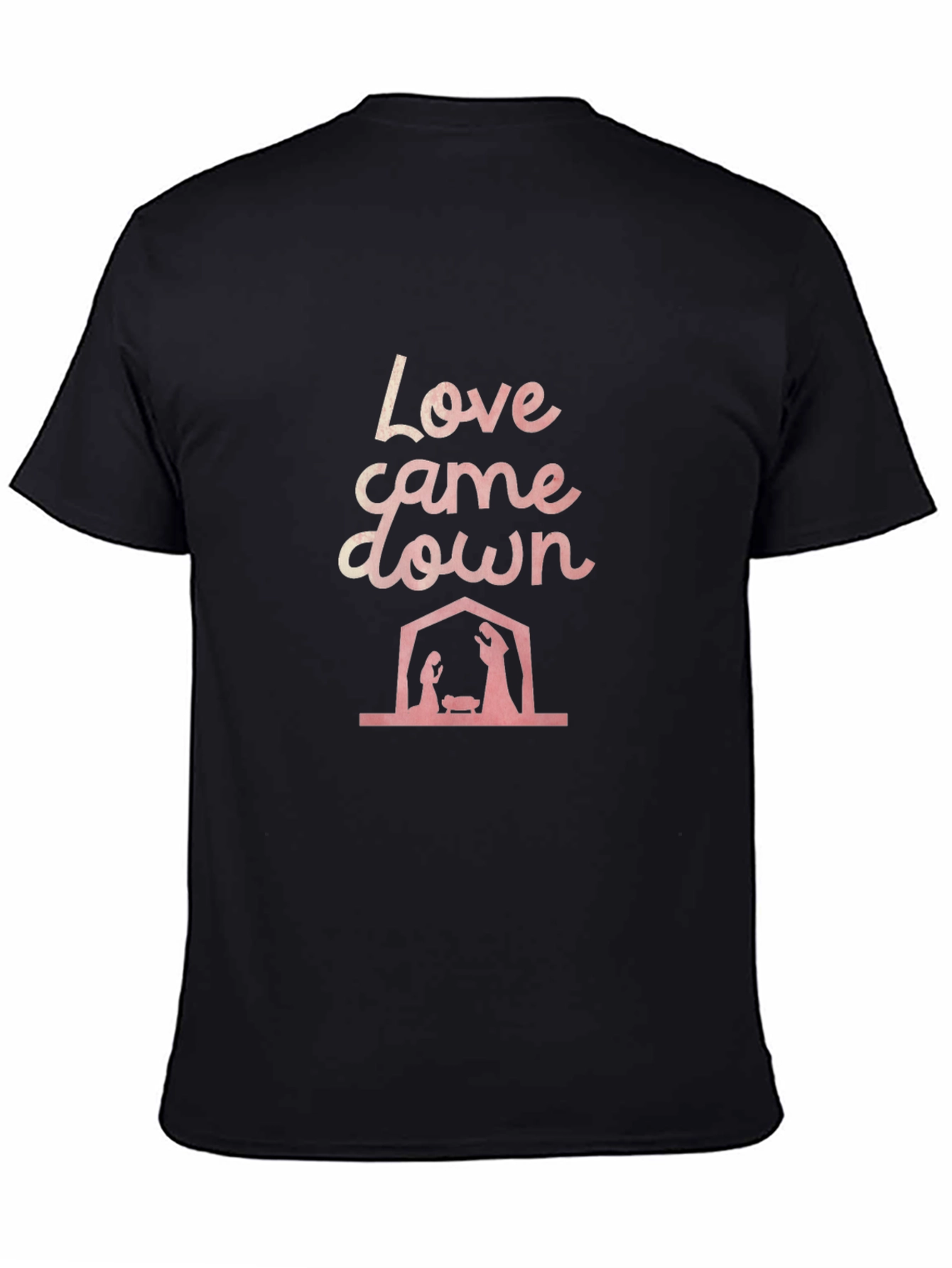 Black Love Came Down Nativity T-Shirt view 4