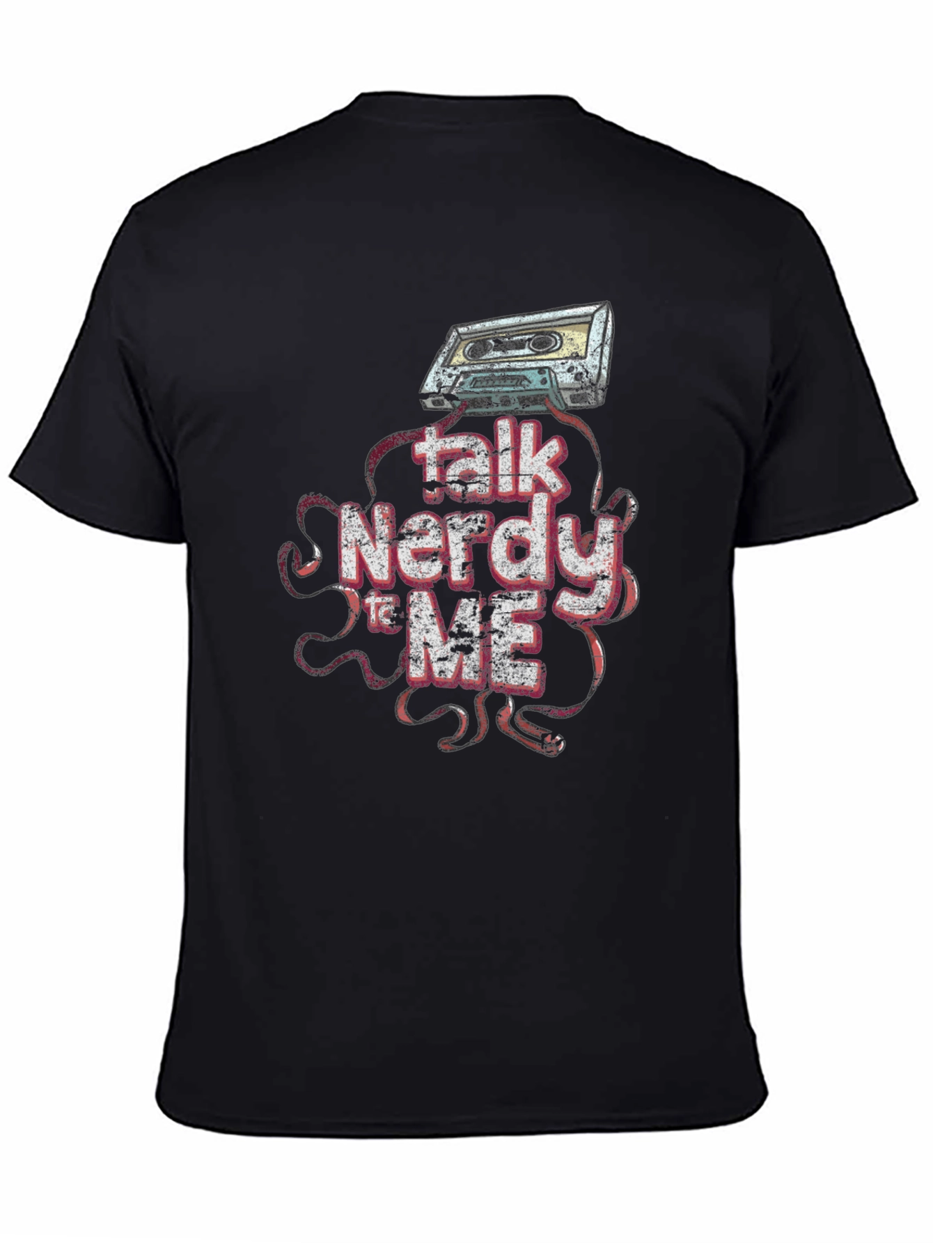 Black Talk Nerdy To Me Graphic Tee view 4