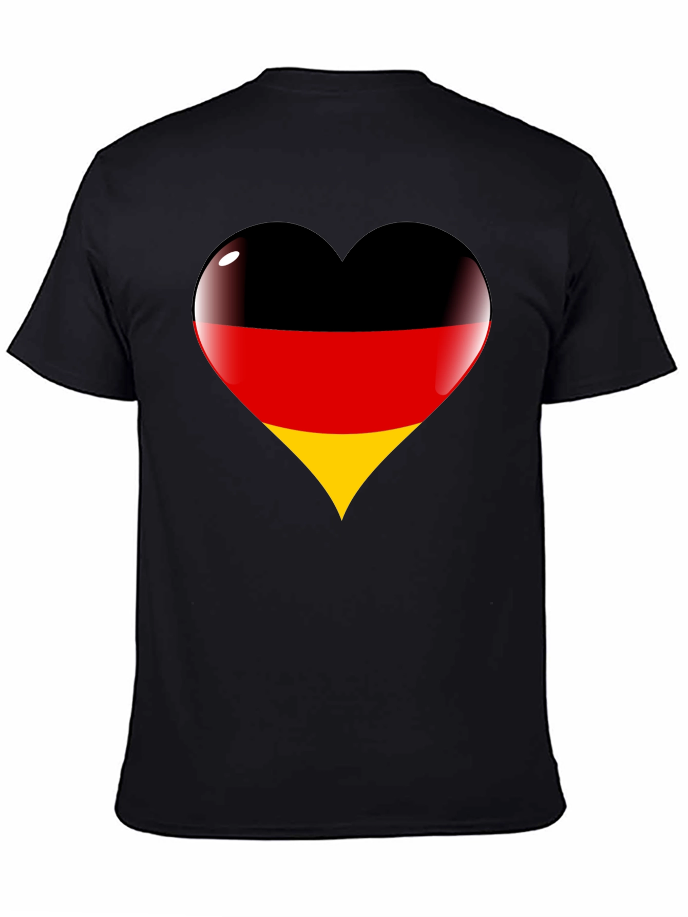 Germany Flag Heart T-Shirt - Deutschland Liebe - 4