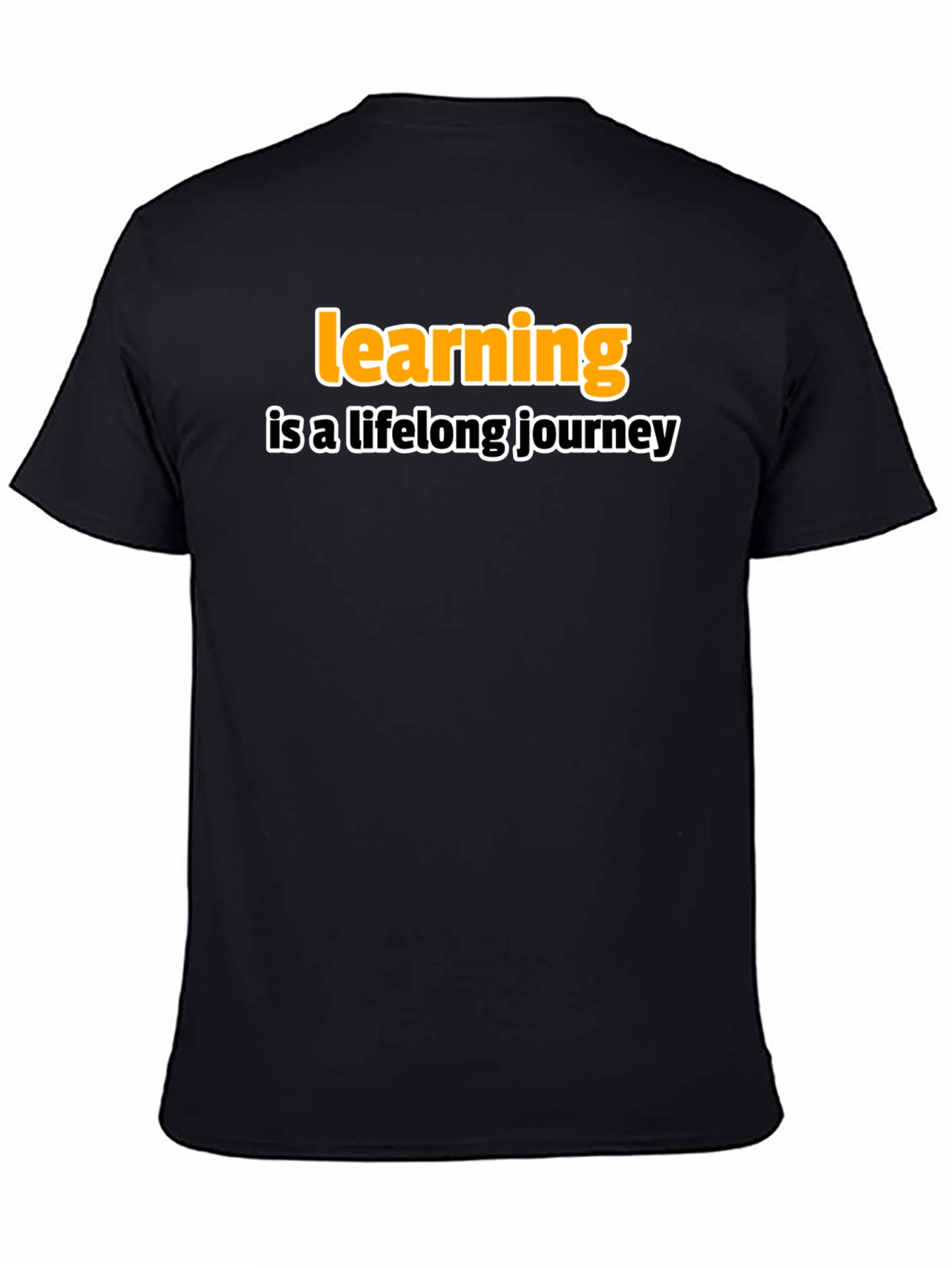 Black Learning is a Lifelong Journey T-Shirt view 4