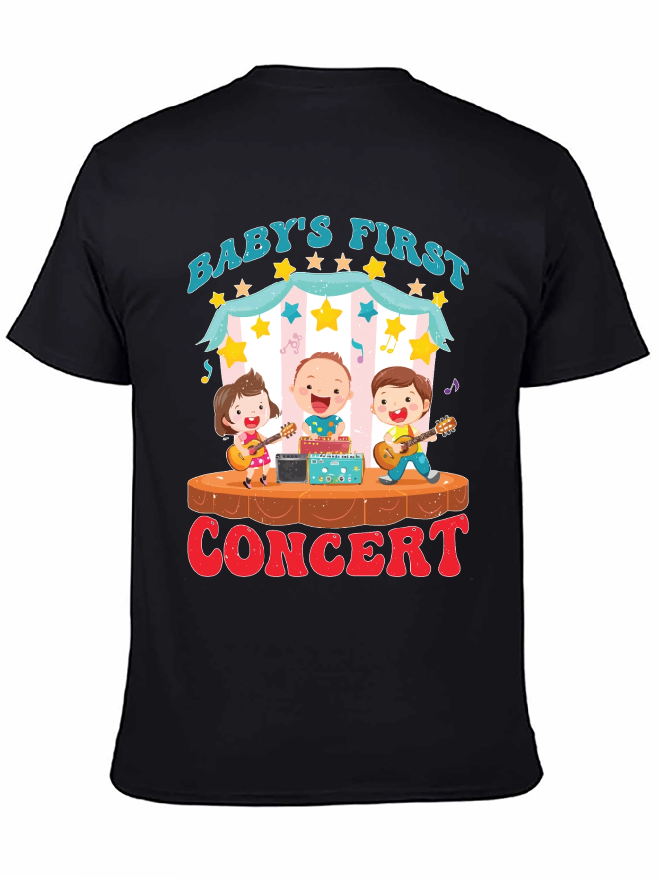 Black Baby's First Concert Graphic Tee view 4