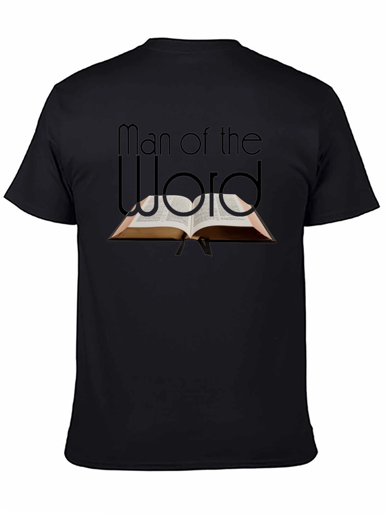 Black Man of the Word T-Shirt - Christian Apparel view 4