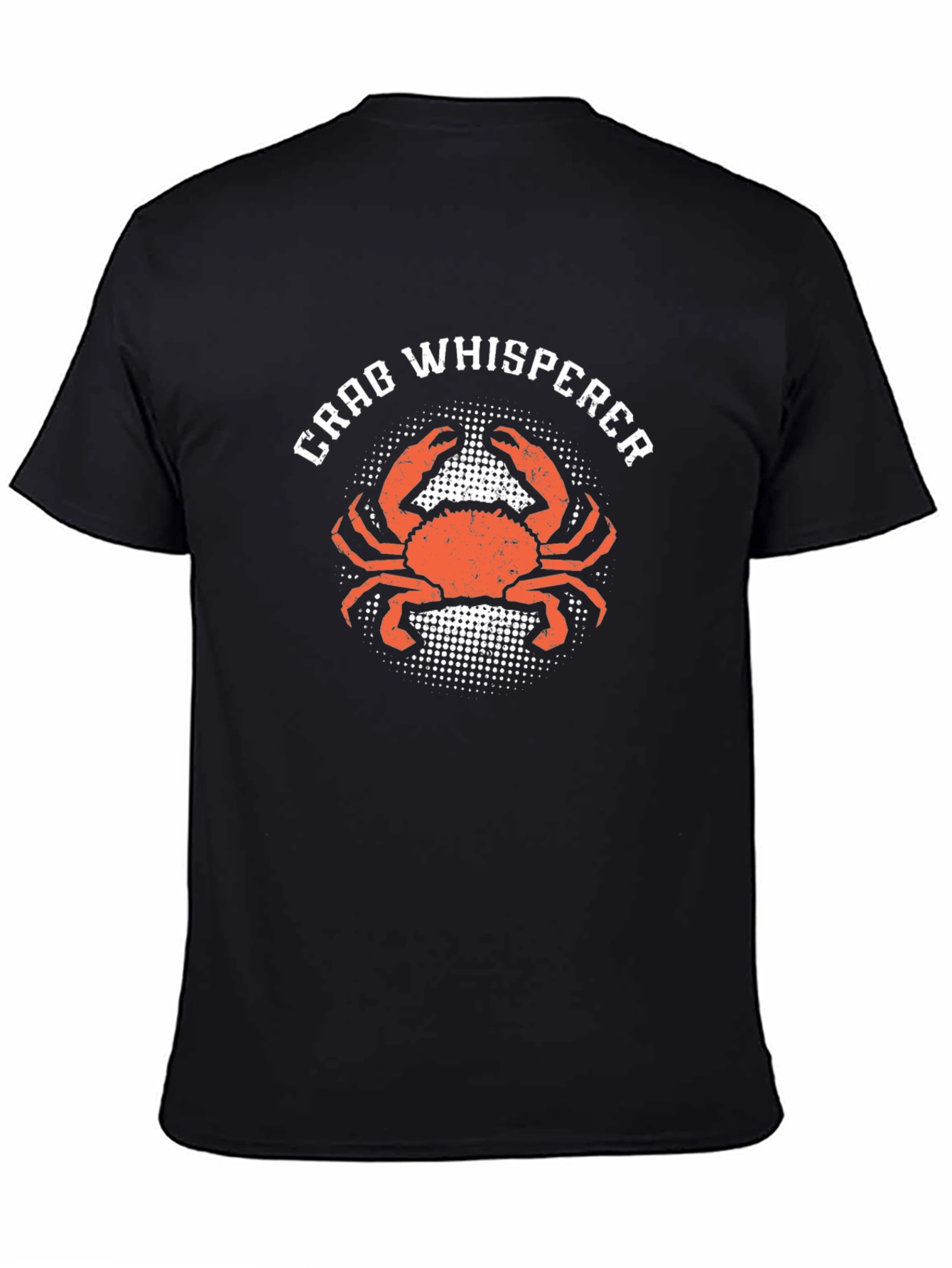 Black Crab Whisperer Graphic T-Shirt - Coastal Life view 4