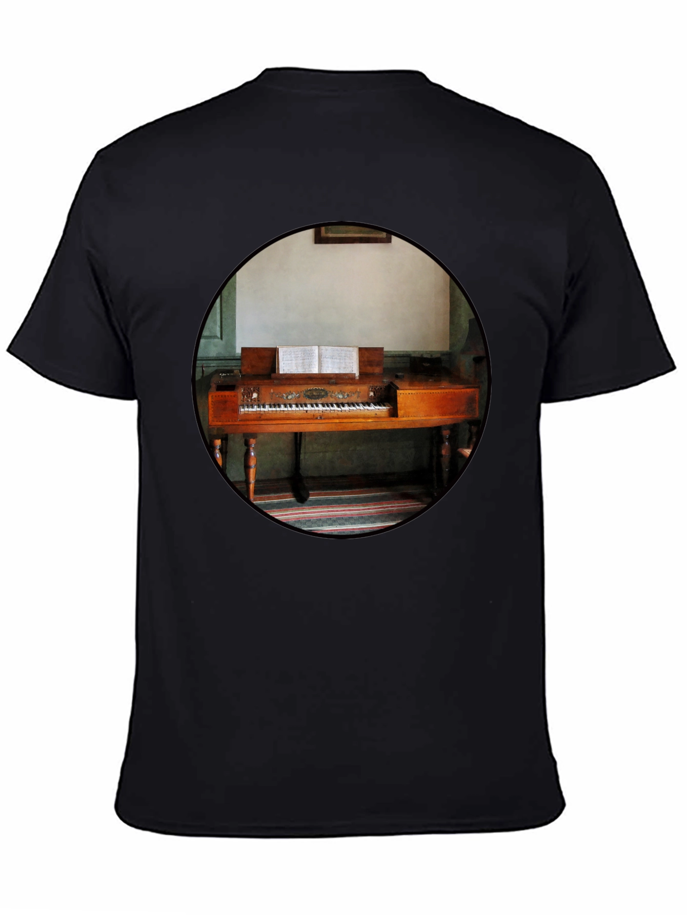Vintage Piano T-Shirt - Unique Music Lover Tee - 4