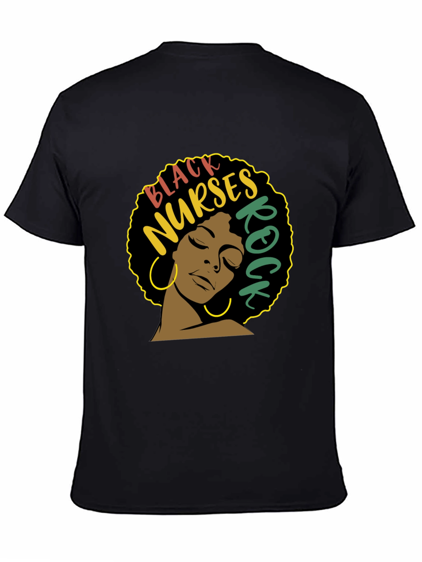 Black Black Nurses Rock T-Shirt - Nurse Appreciation view 4