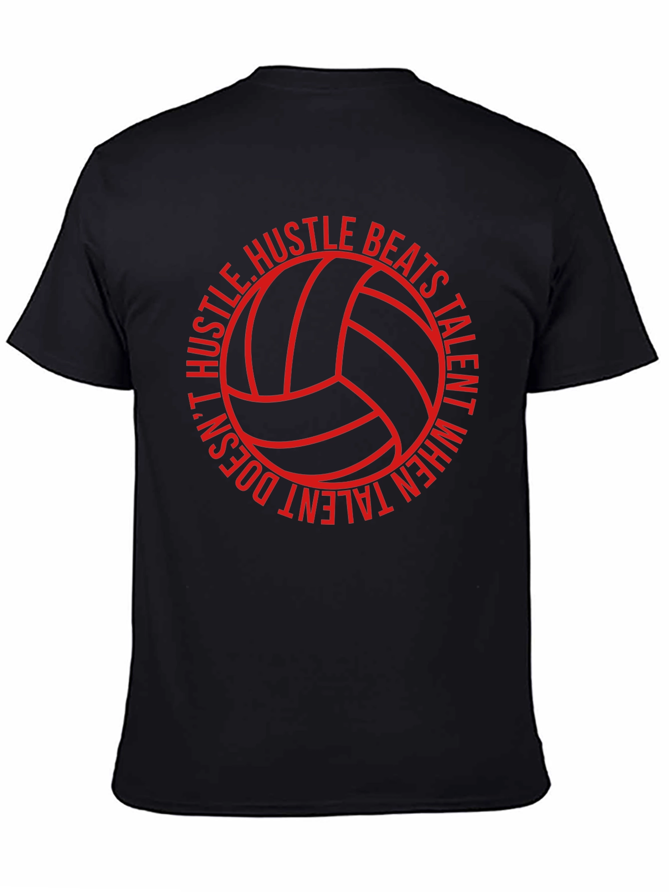 Hustle Beats Talent Volleyball Graphic Tee - 4