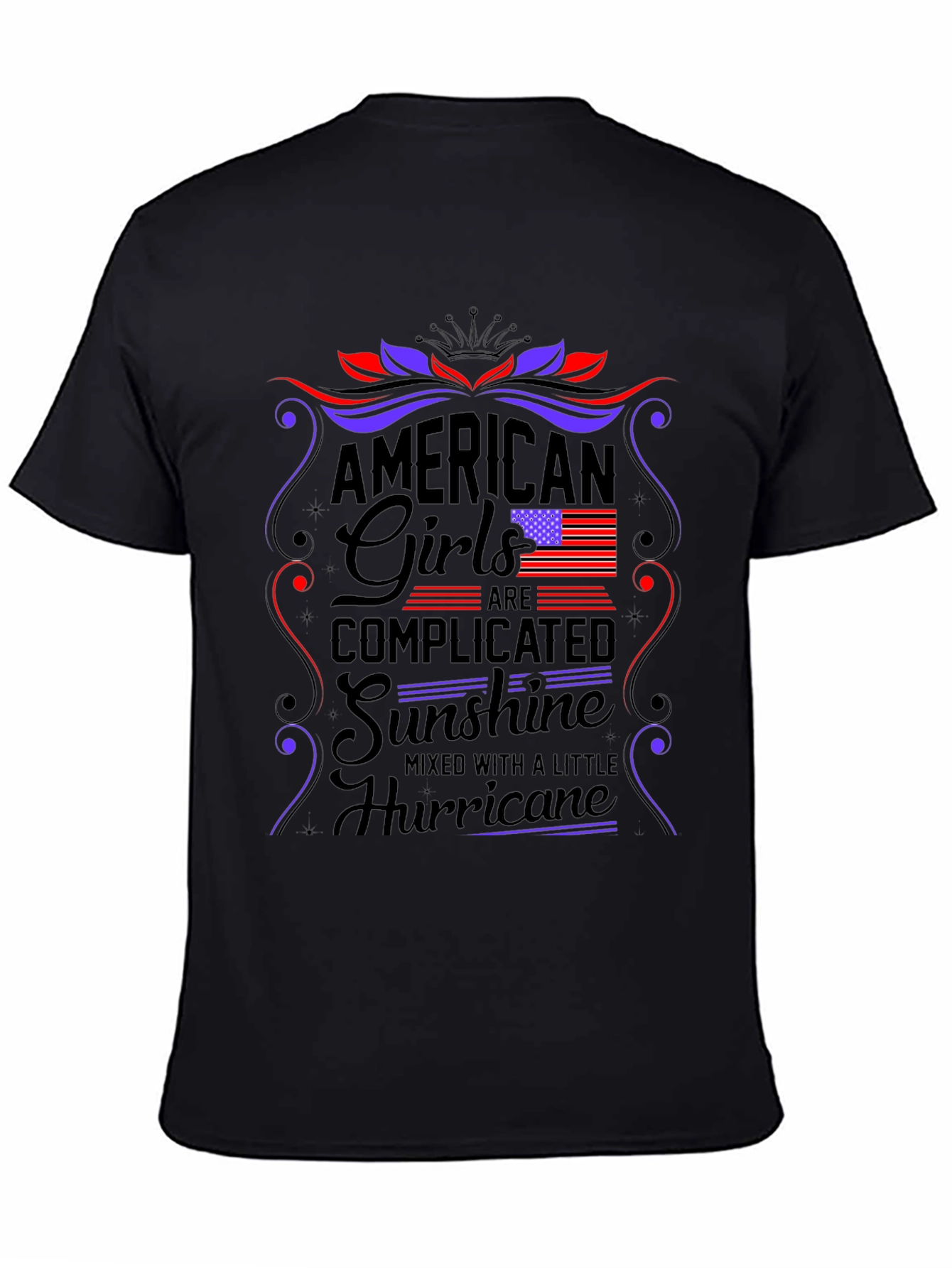 Black American Girls T-Shirt view 4