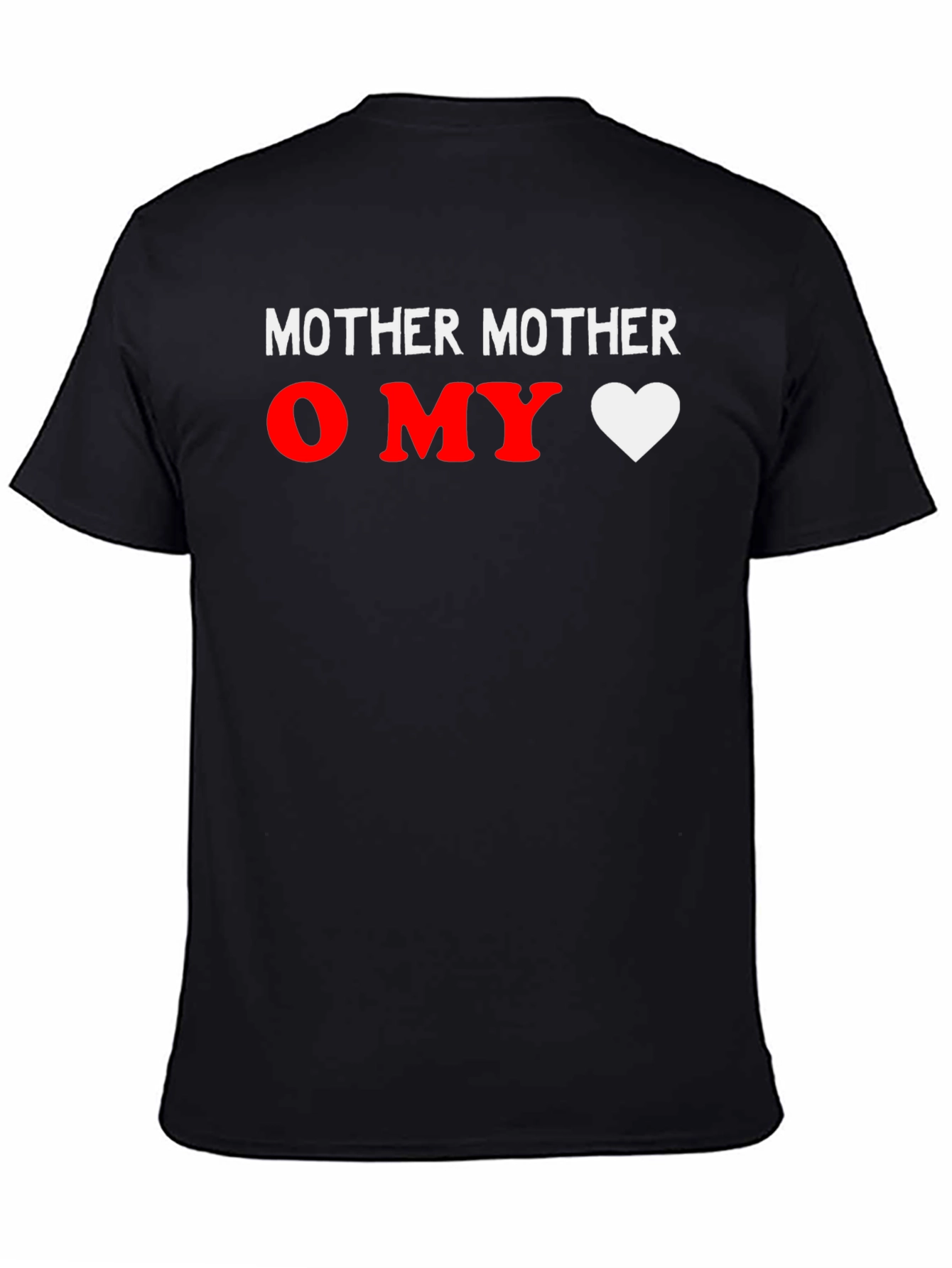 Black Mother Mother O MY Heart T-Shirt view 4