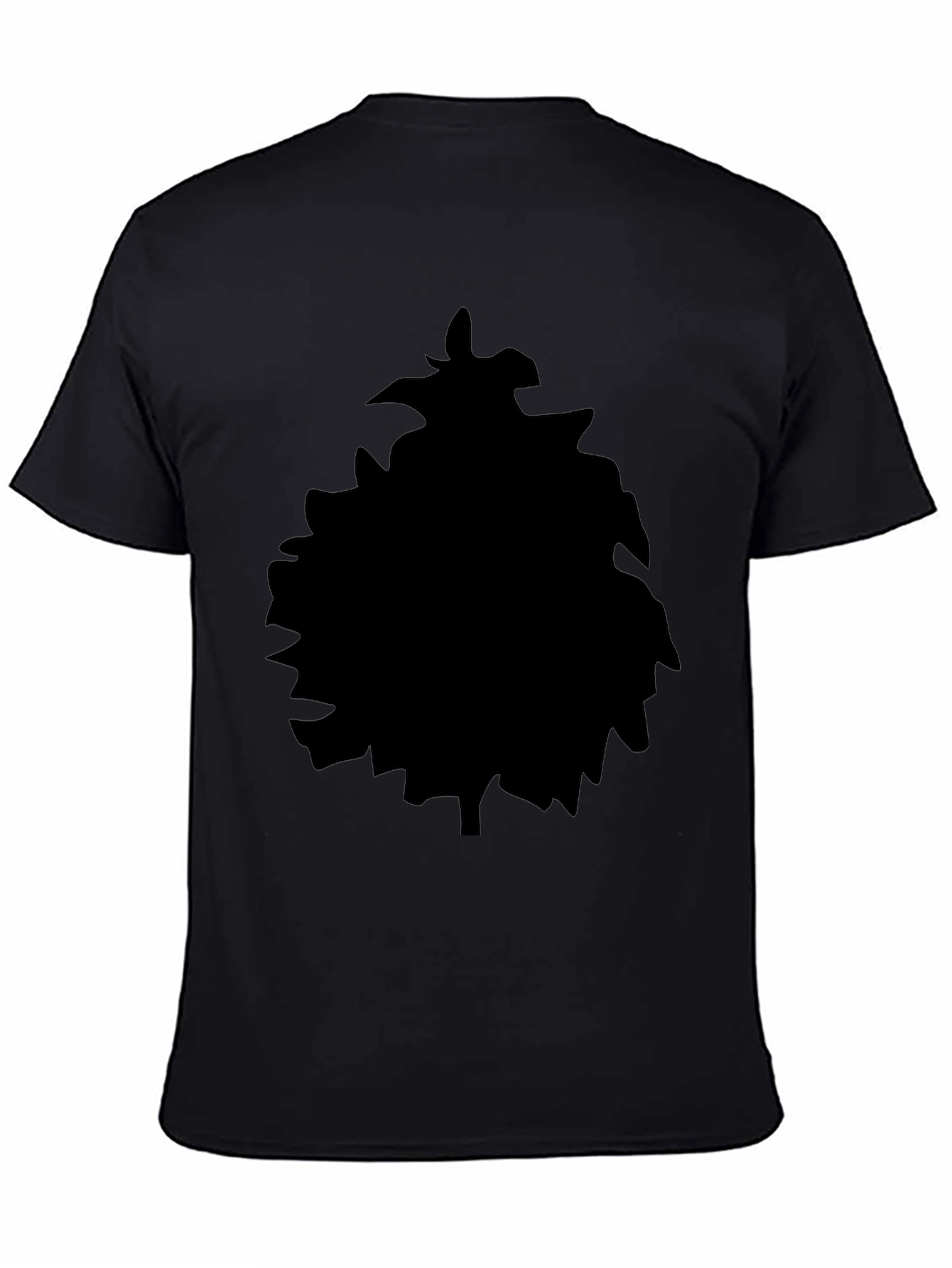 Black Black Silhouette Graphic Tee view 4