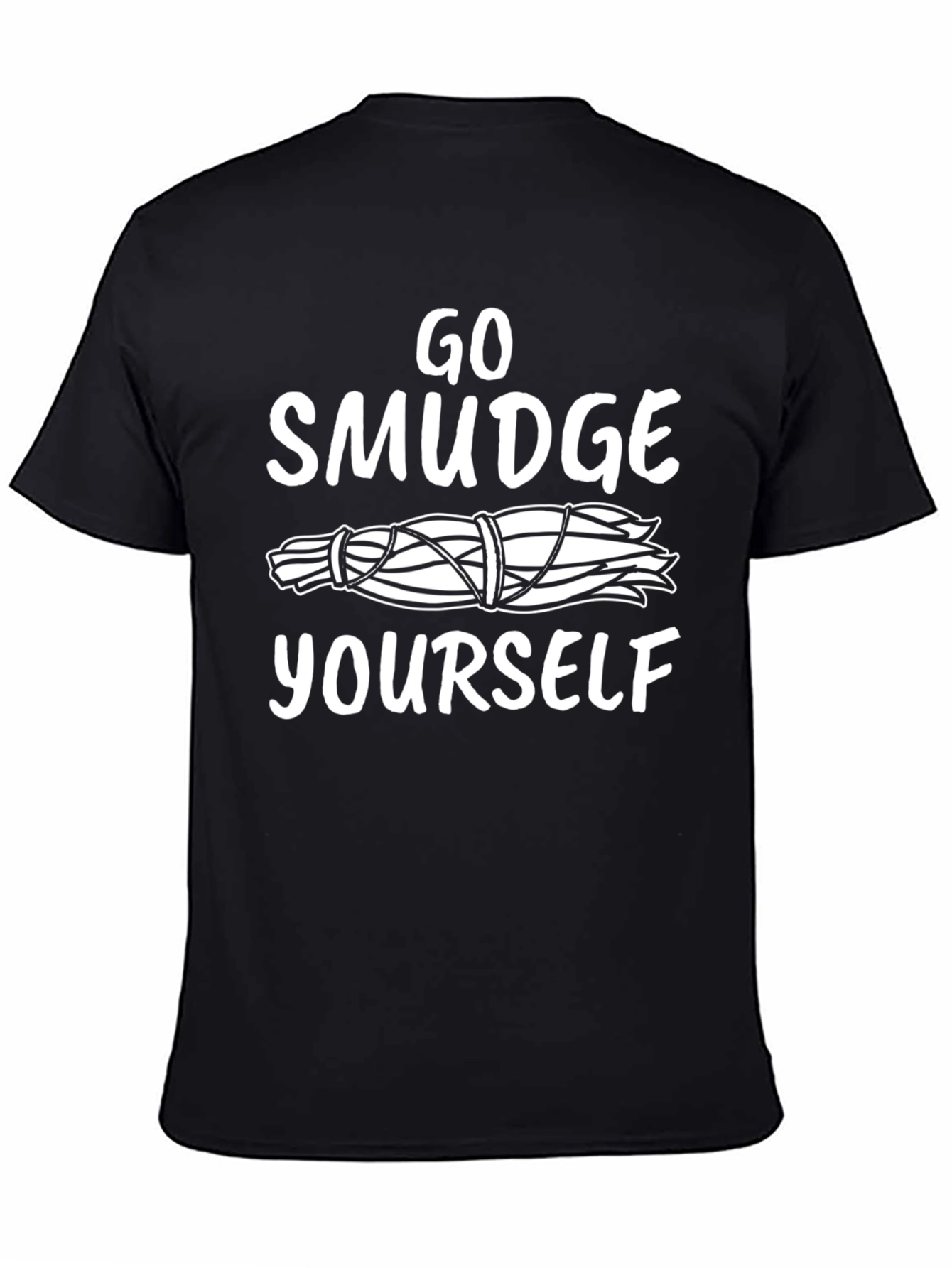 Black Go Smudge Yourself T-Shirt view 4