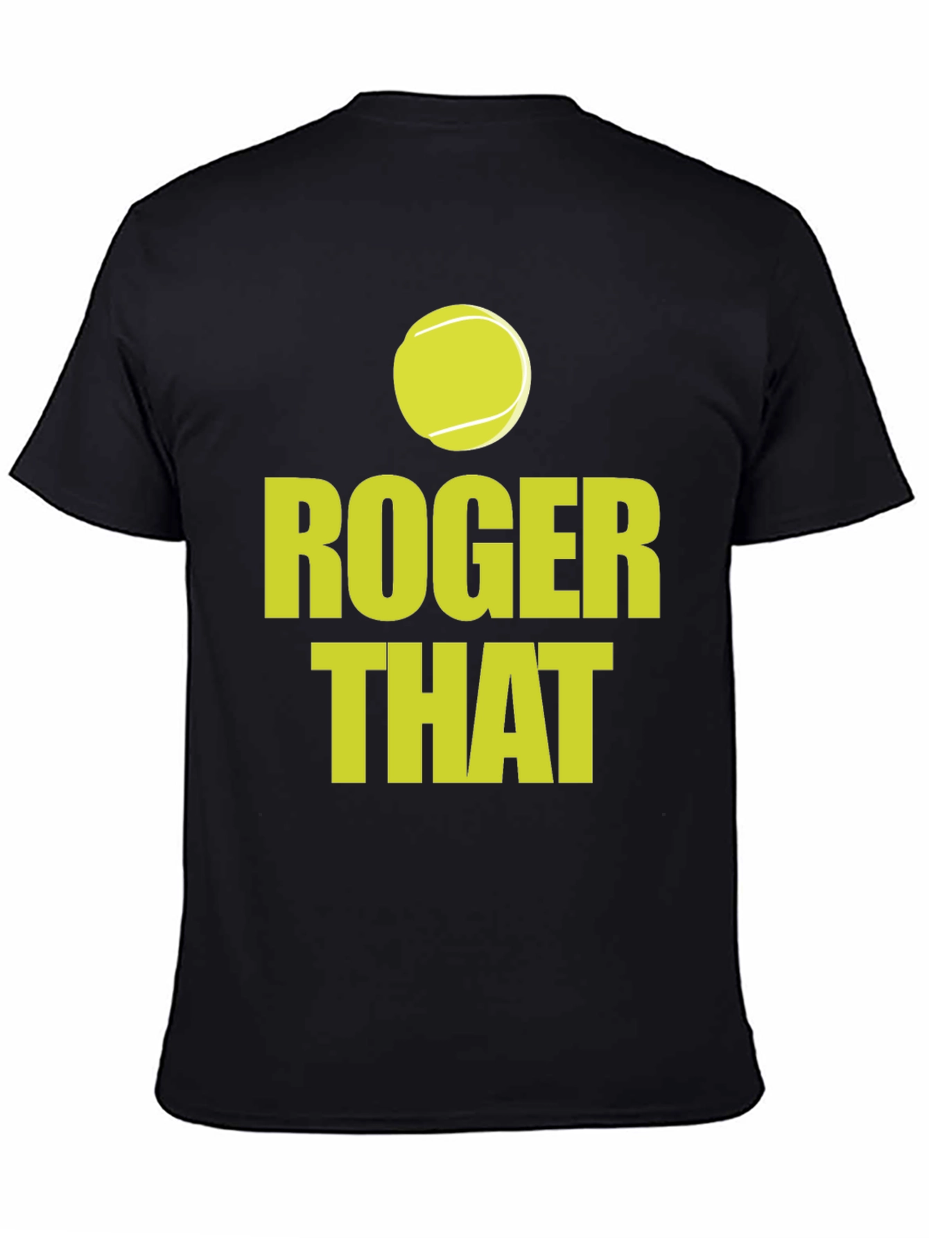 Black Roger That Tennis T-Shirt - Ace Your Style! view 4