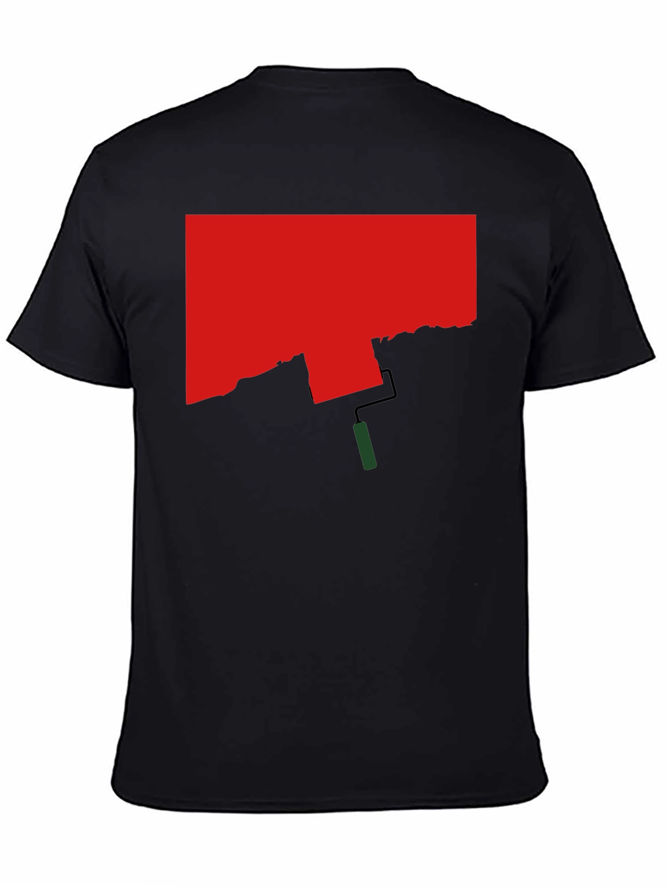 Black Abstract Painter T-Shirt - Artistic Expression view 4