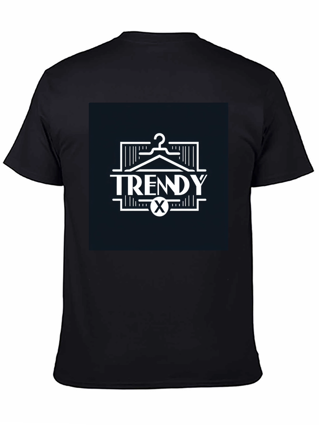 Black Trendy Graphic Tee - Men's Fashion view 4