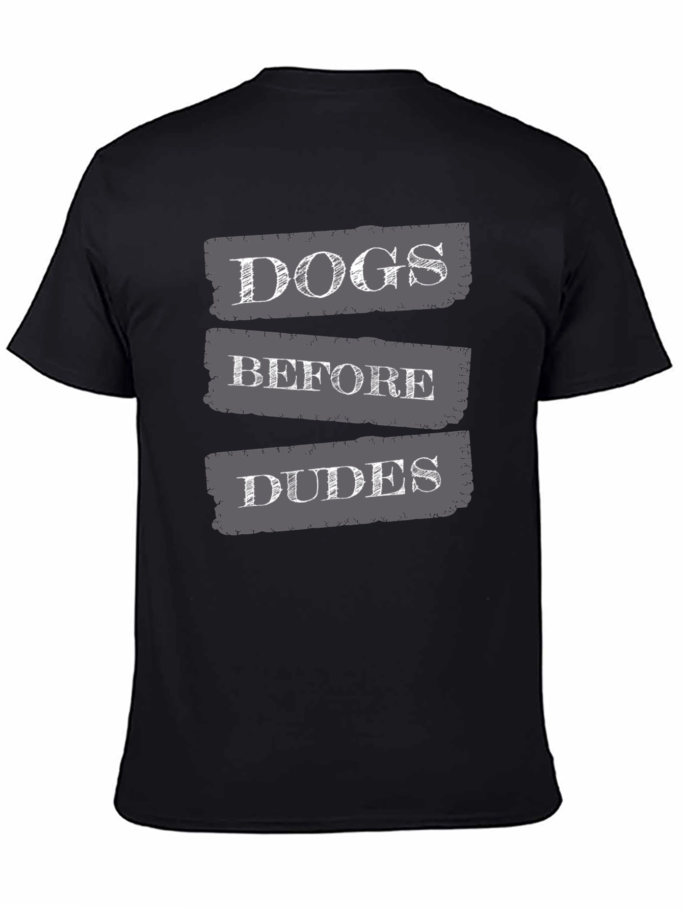 Black Dogs Before Dudes Graphic T-Shirt view 4