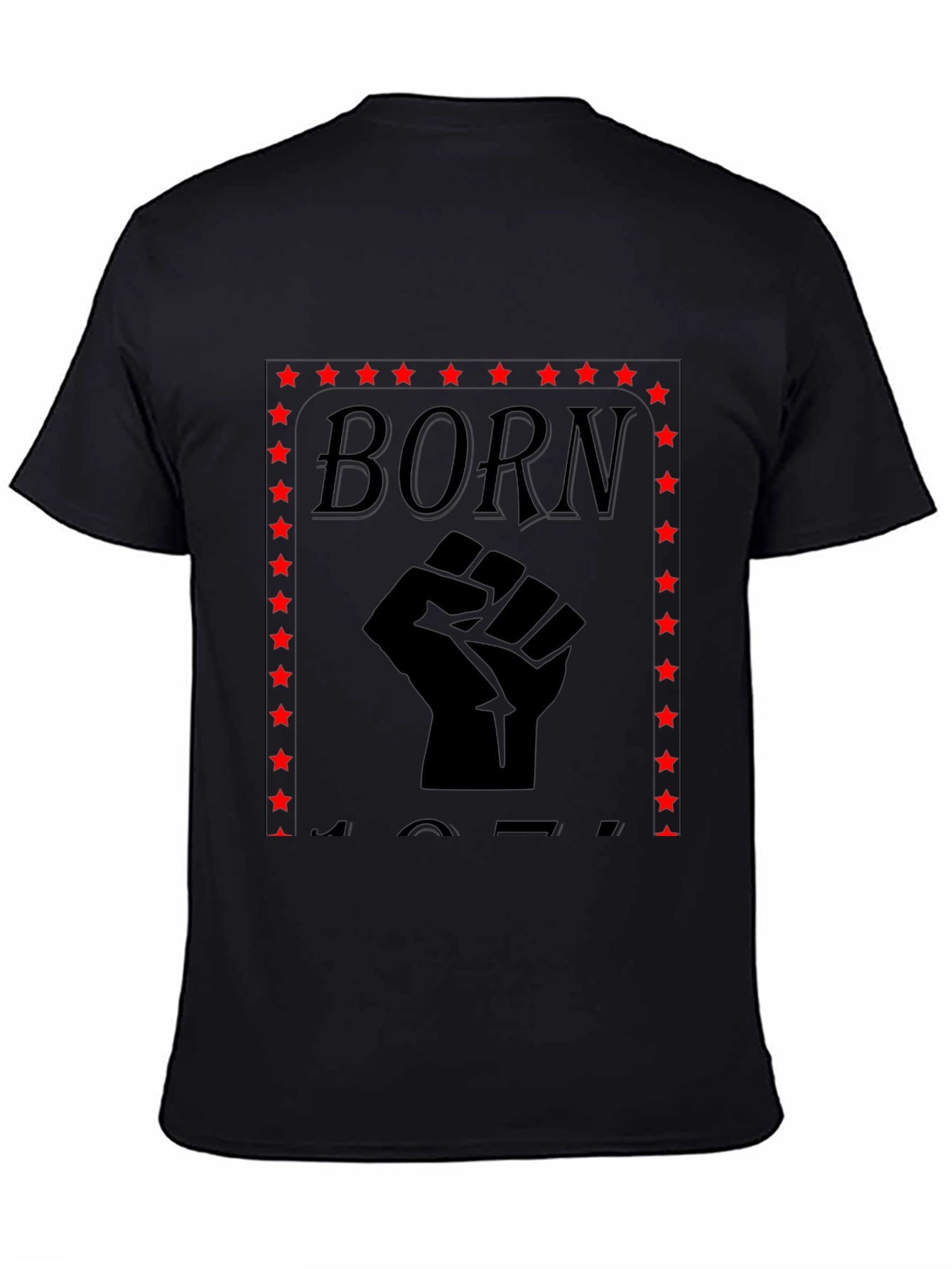 Born Fist Black T-Shirt - 4