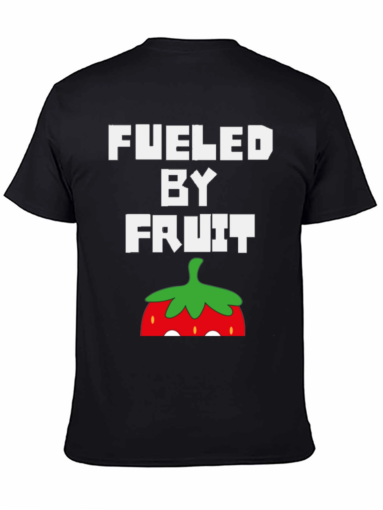 Black Fueled By Fruit Graphic Tee view 4