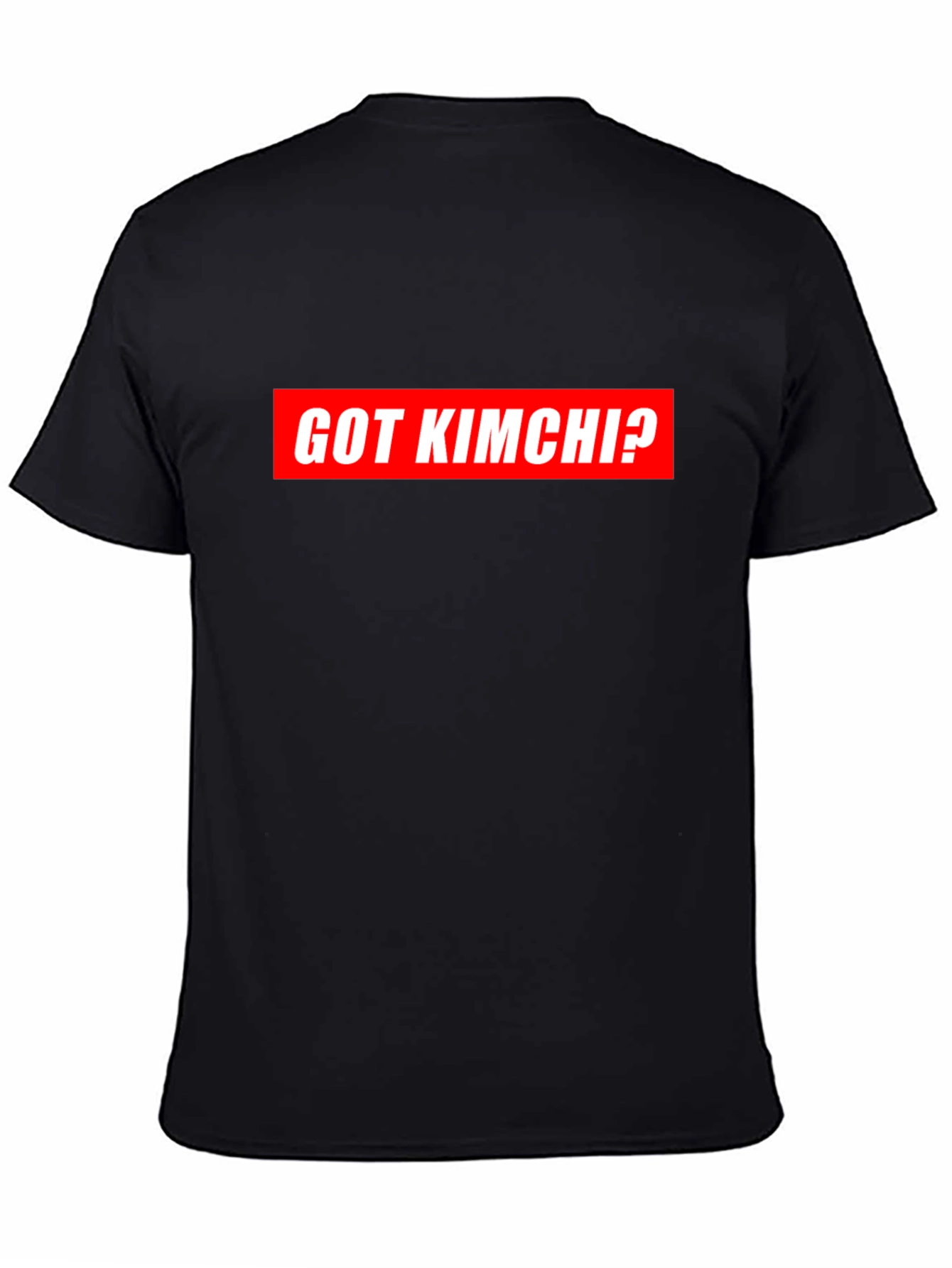 Black Got Kimchi? Black Graphic Tee view 4