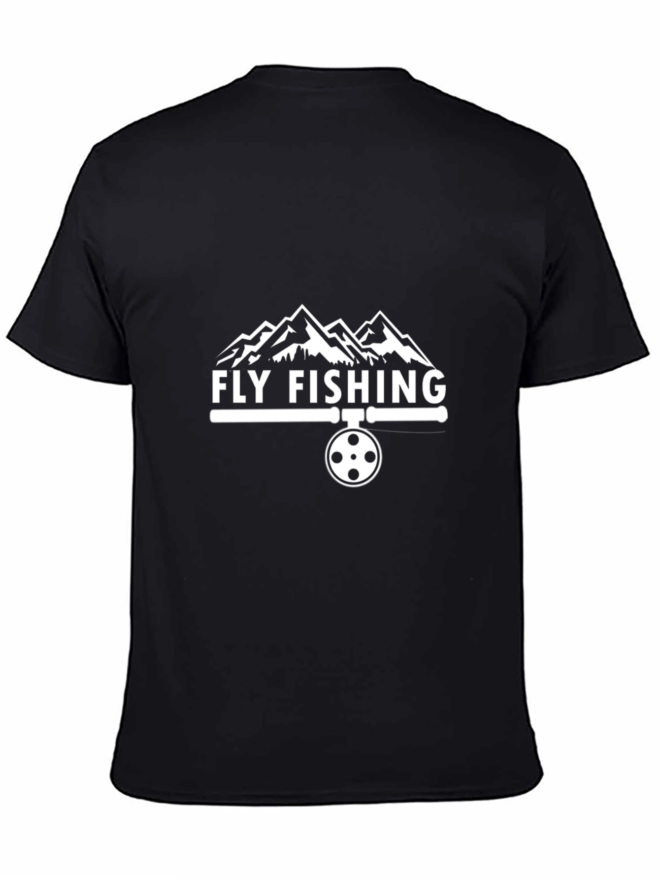 Fly Fishing T-Shirt - Mountain Design - 4