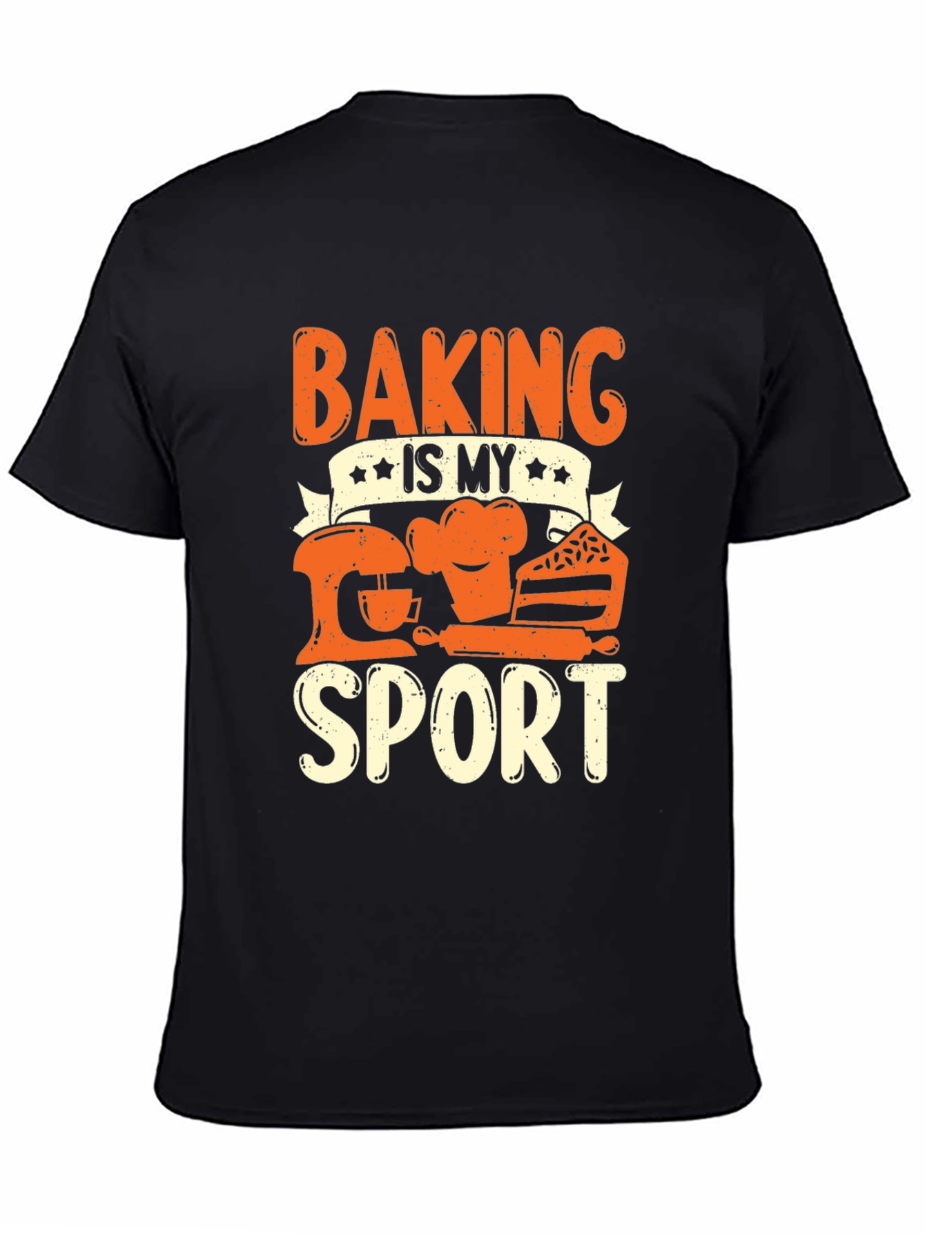 Black Baking Is My Sport Graphic Tee view 4