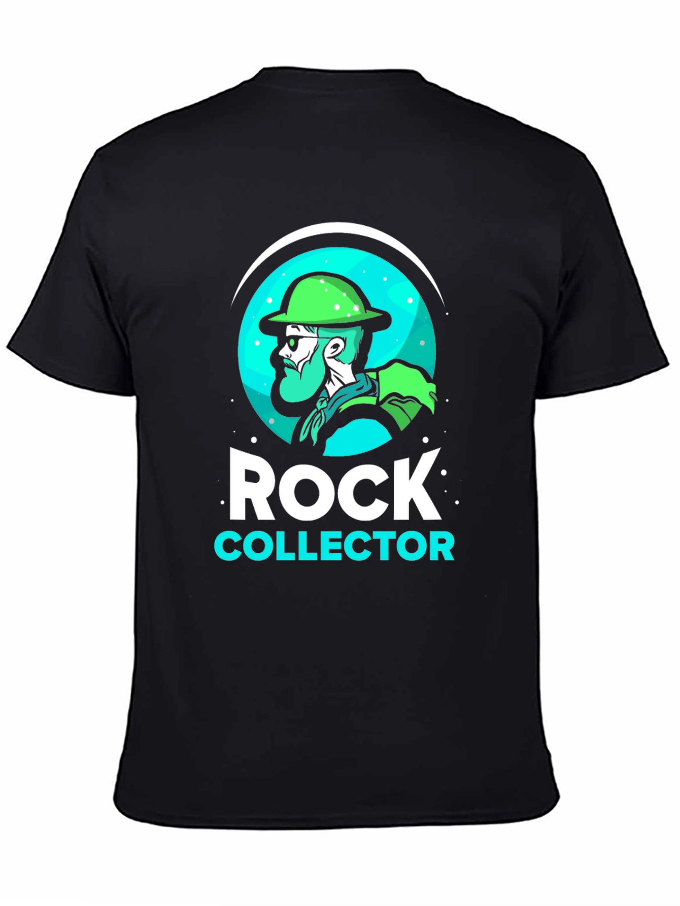 Black Rock Collector T-Shirt - Unique Graphic Tee view 4