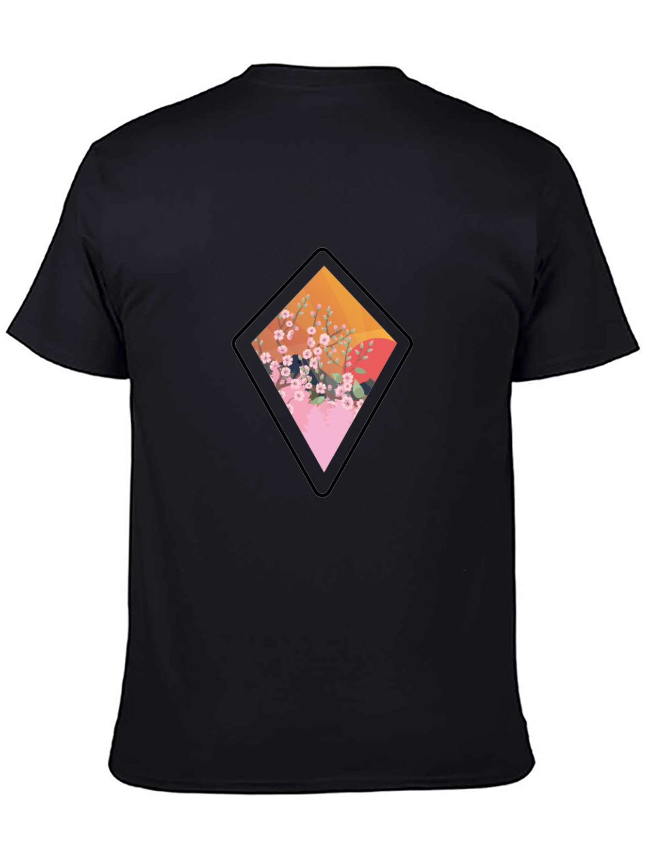 Black Diamond Floral Graphic Tee view 4