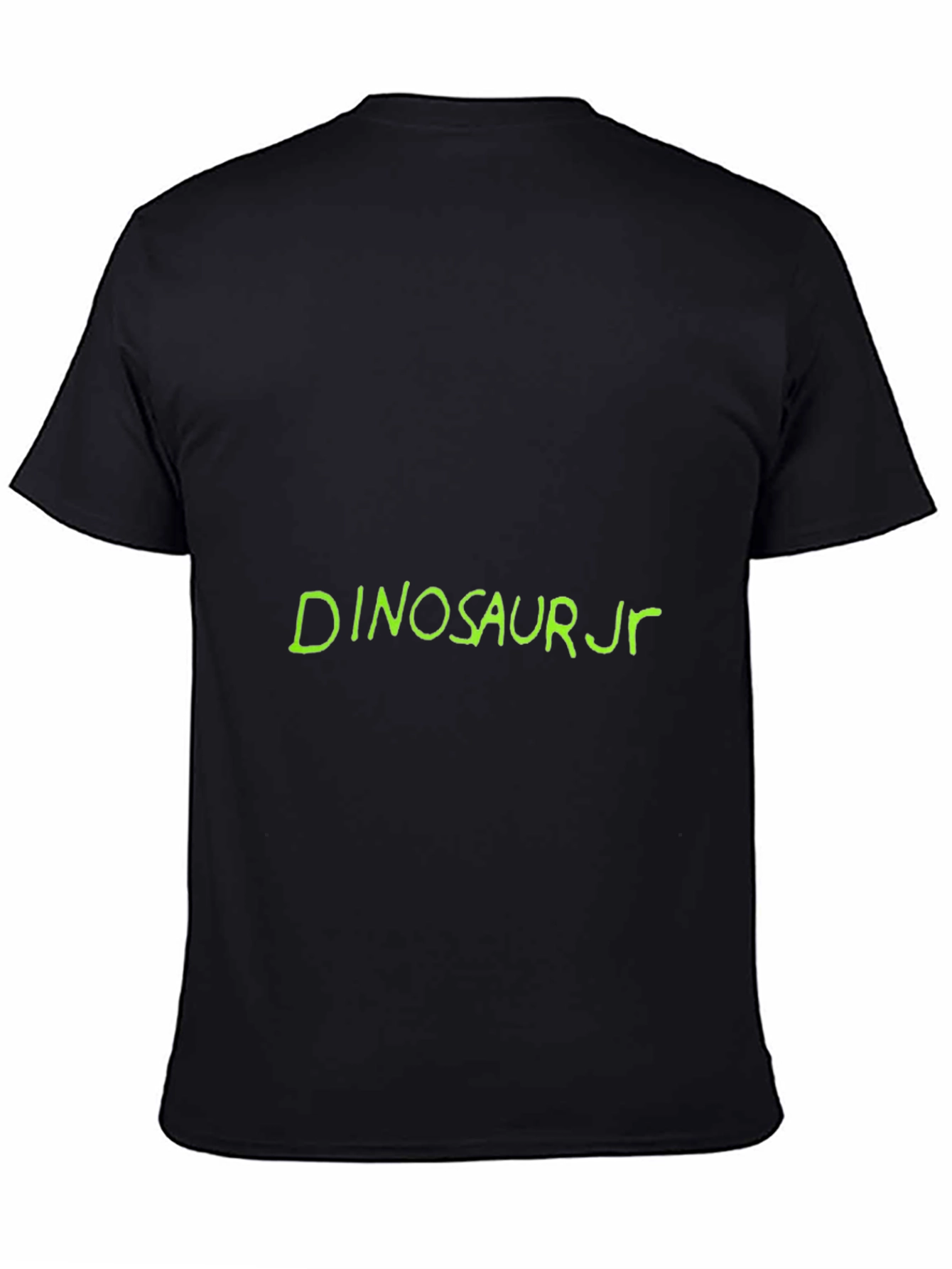 Black Dinosaur Jr. Graphic Tee - Black Cotton Casual view 4