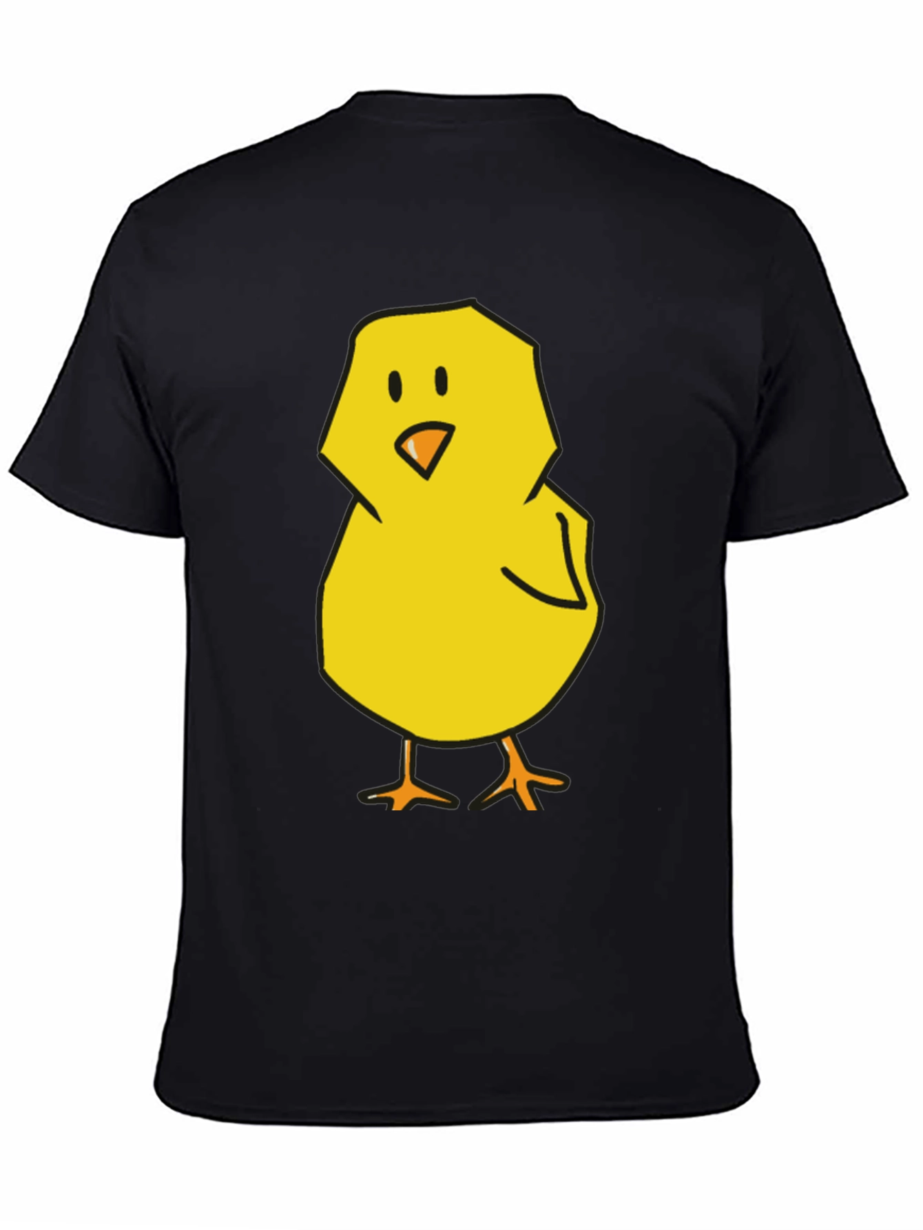 Black Cute Chick Graphic Tee - Black T-Shirt view 4