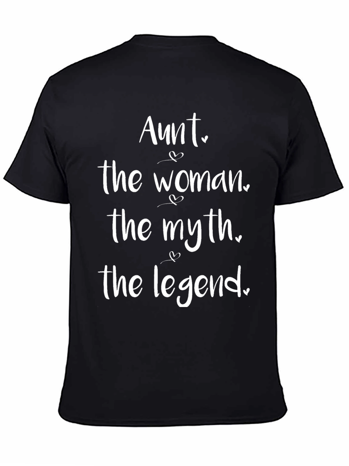 Black Aunt The Woman, The Myth, The Legend T-Shirt view 4