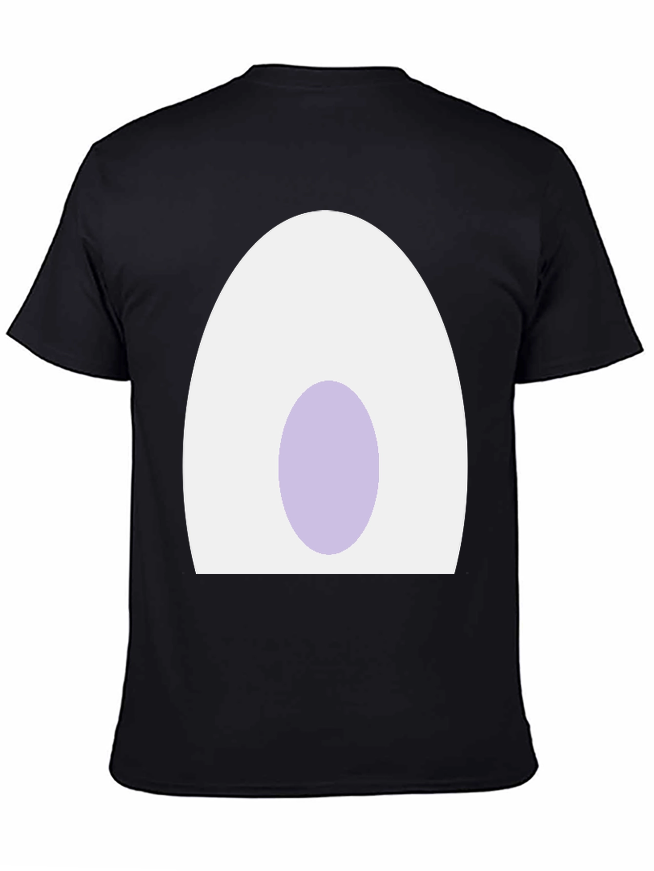 Black Funny Egg T-Shirt for Men view 4
