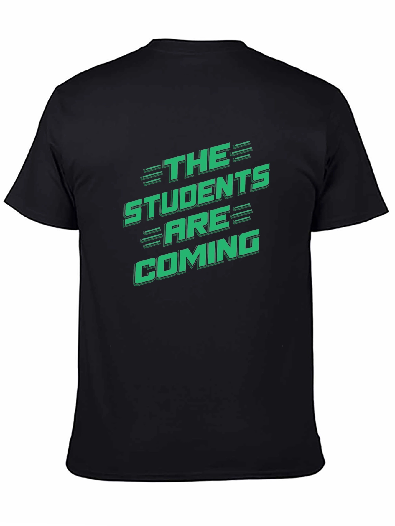 Black The Students Are Coming Graphic T-Shirt view 4