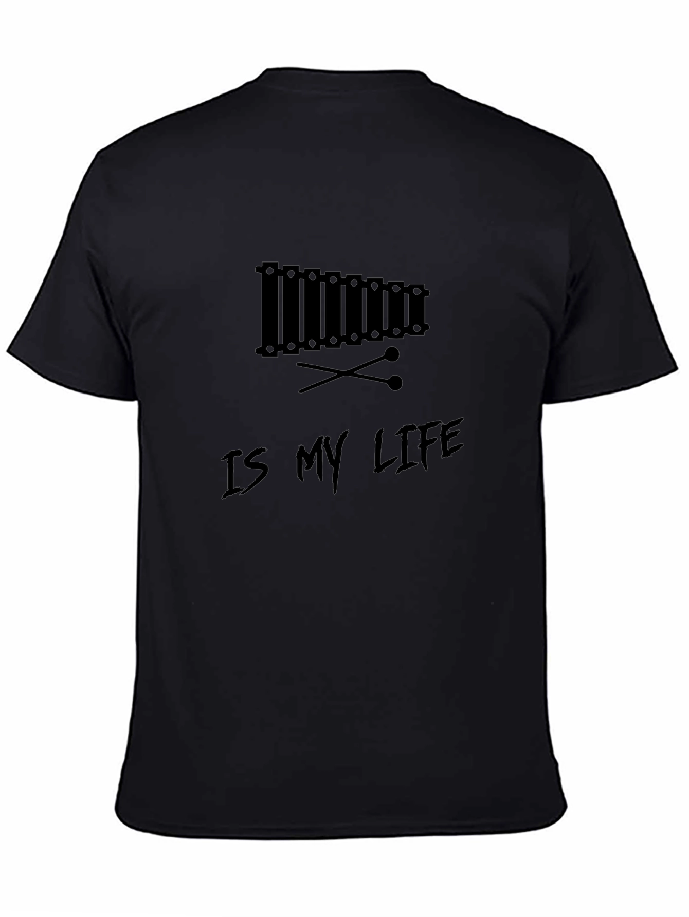 Black Music is My Life Graphic T-Shirt view 4