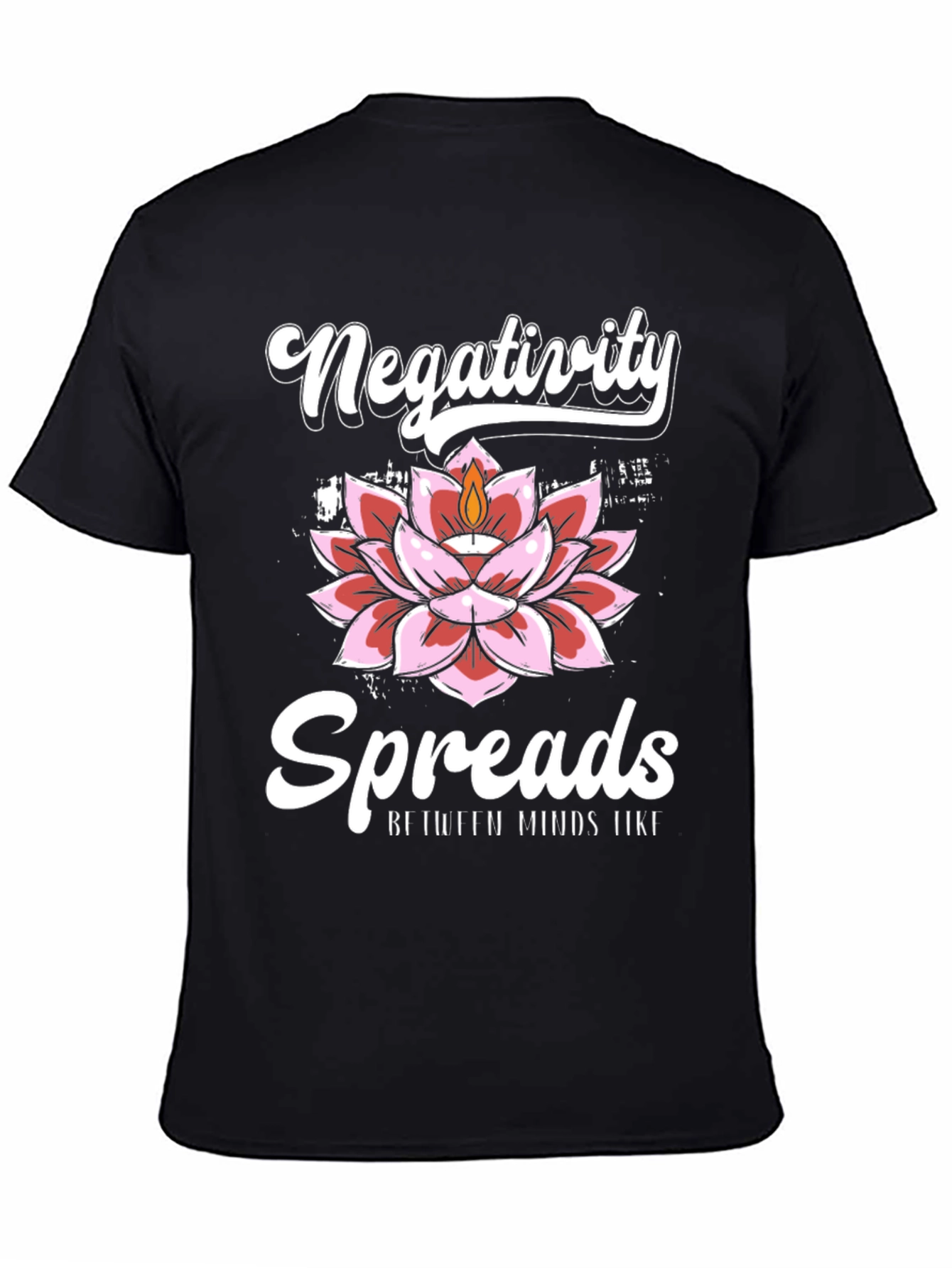 Black Negativity Spreads Graphic Tee view 4