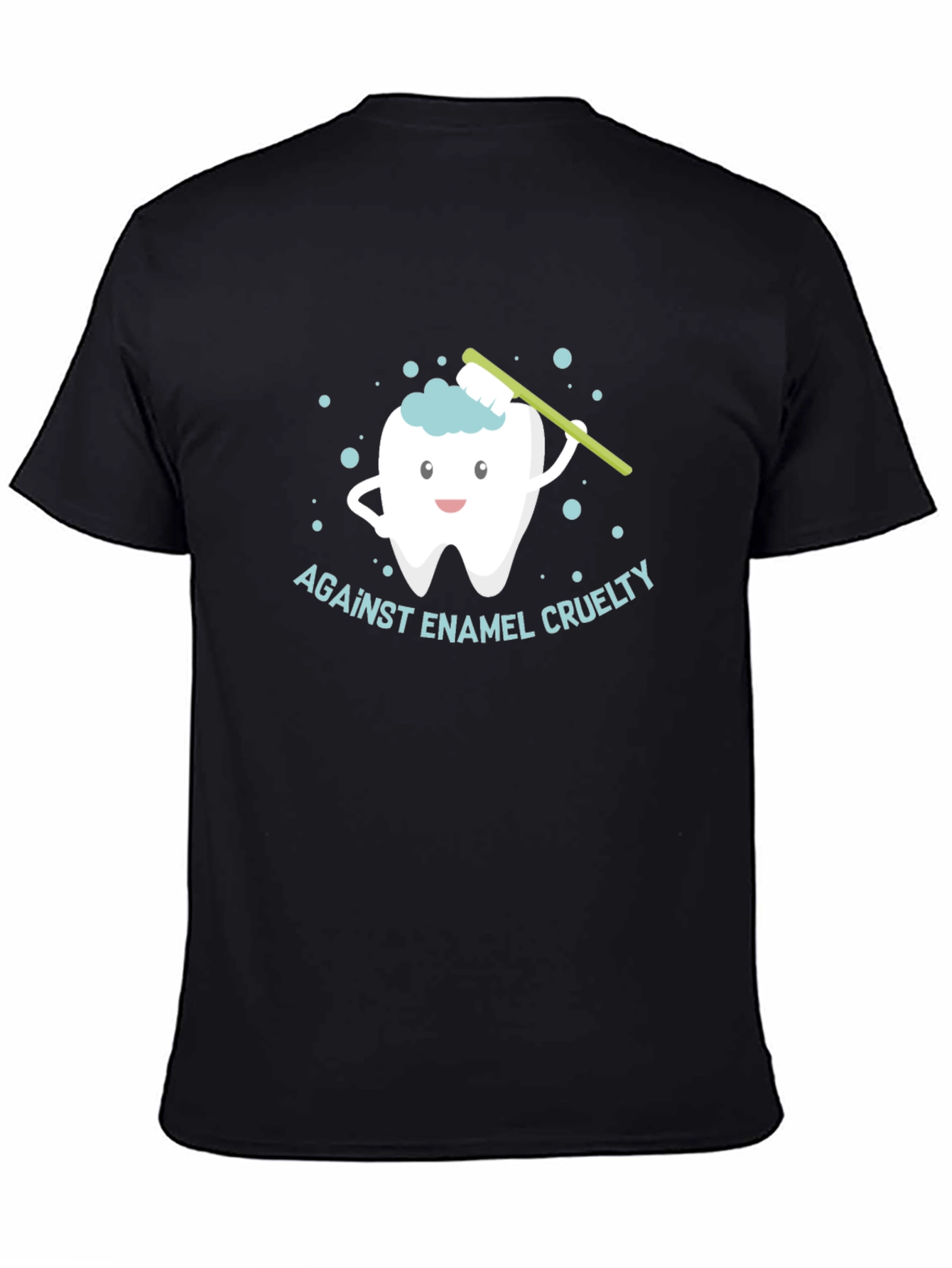 Black Against Enamel Cruelty T-Shirt view 4