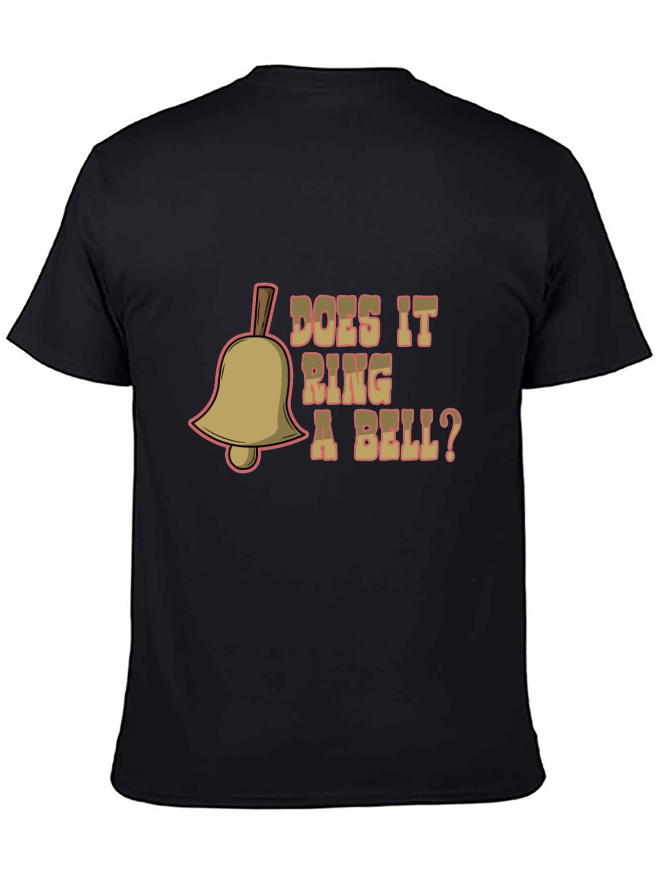Black Does it Ring a Bell T-Shirt  view 4