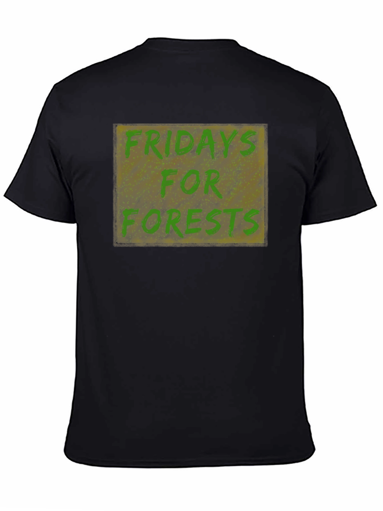 Black Fridays for Forests Graphic T-Shirt - Black view 4