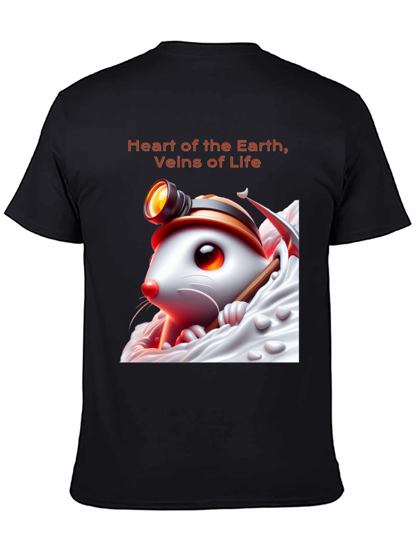 Black Heart of the Earth Graphic Tee view 4