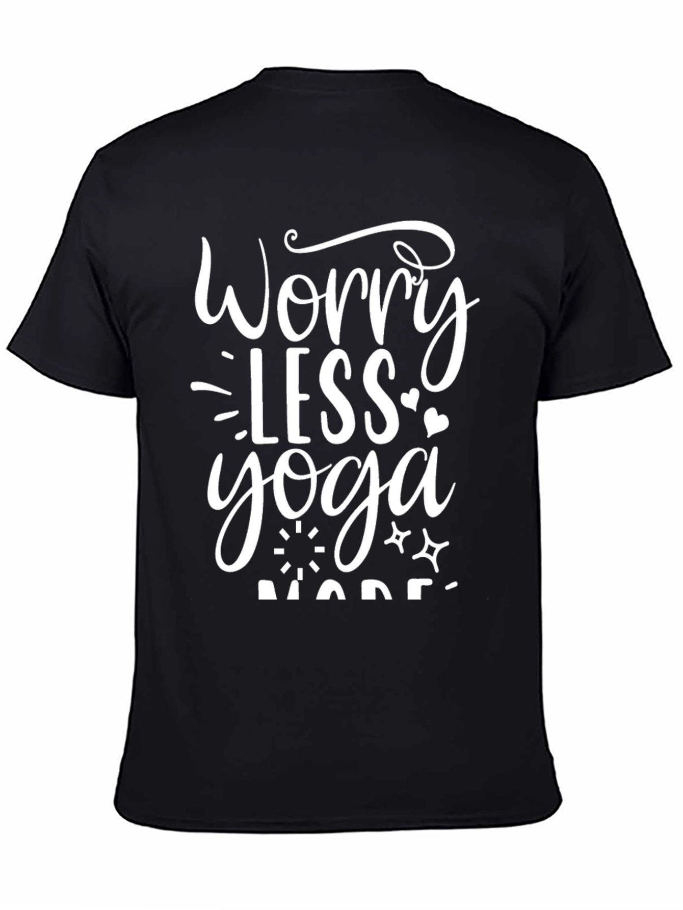 Worry Less Yoga More Graphic Tee - 4