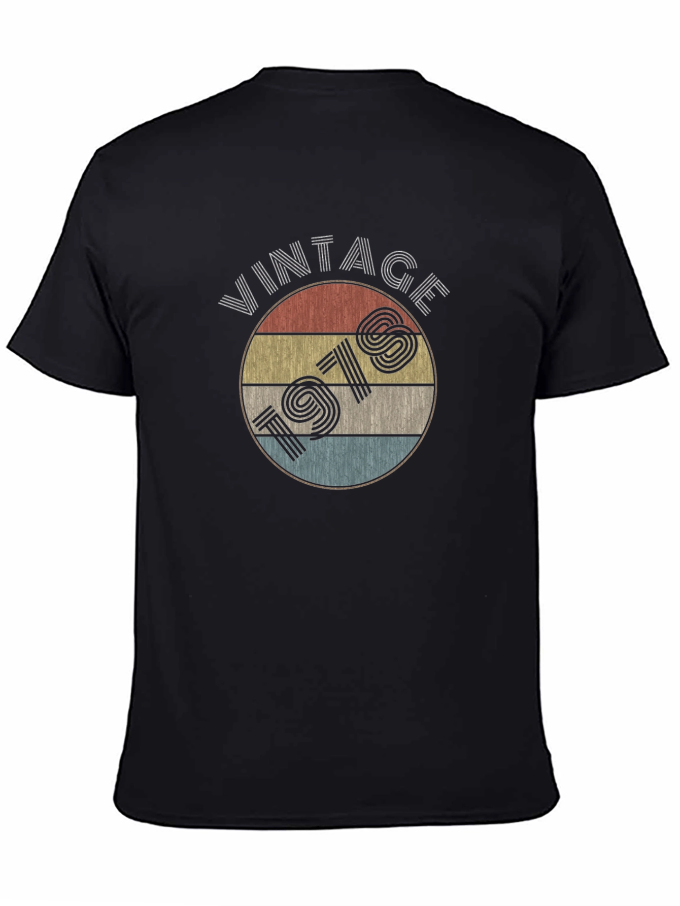 Black Vintage 1978 Graphic Tee - Retro Style view 4