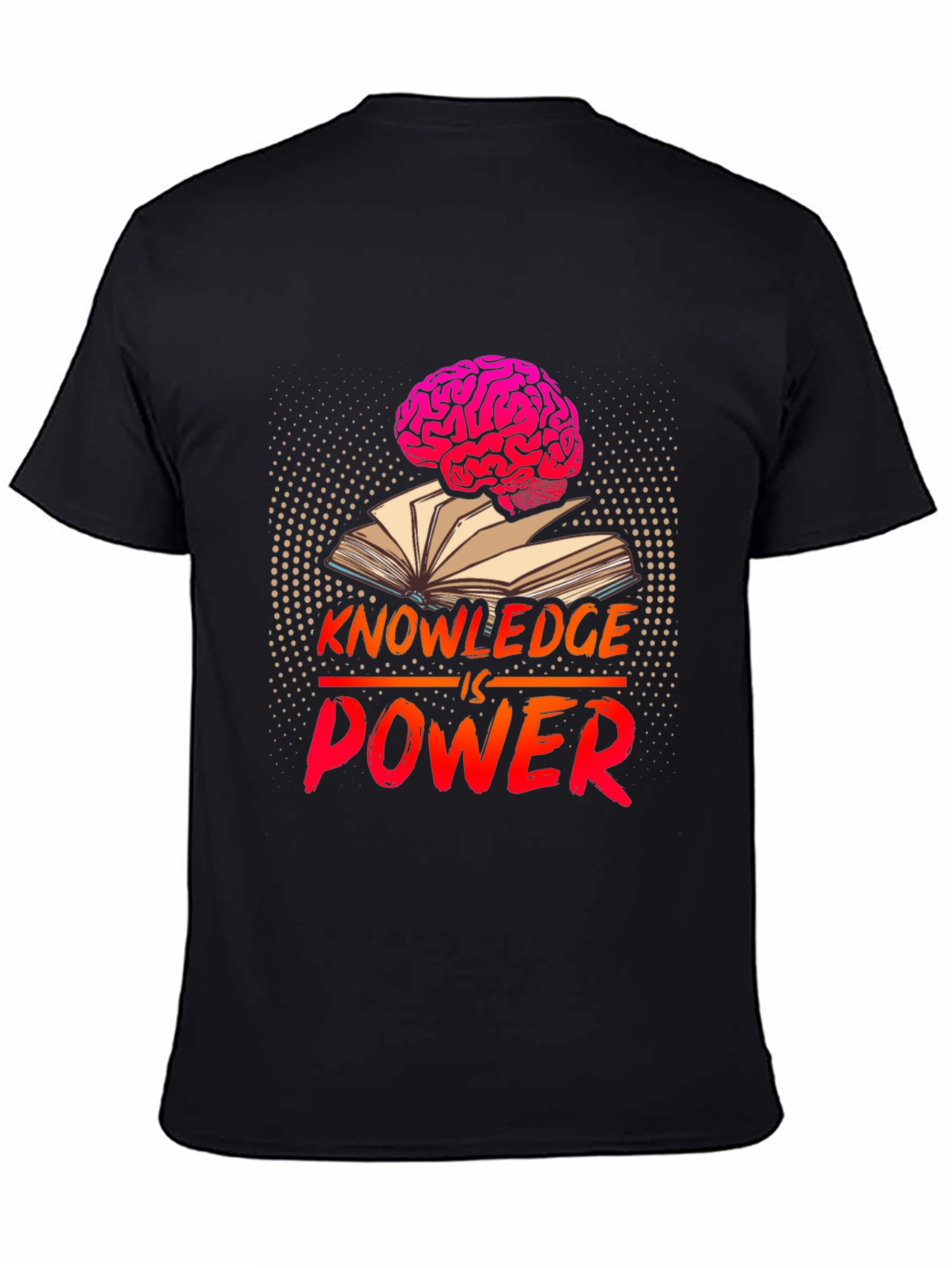 Black Knowledge is Power Graphic T-Shirt view 4