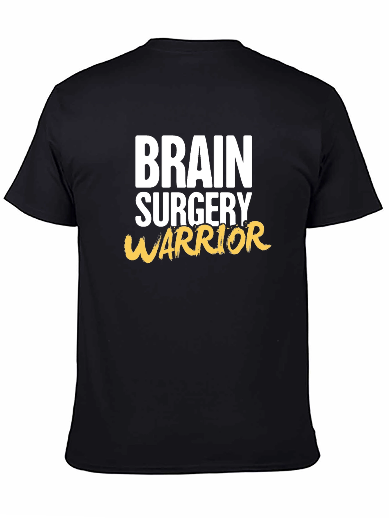 Black Brain Surgery Warrior Graphic T-Shirt view 4