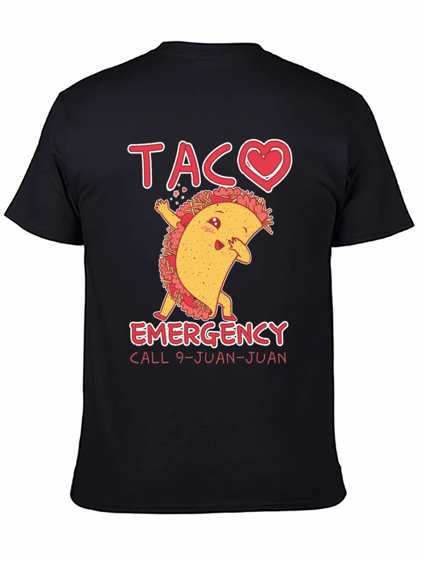 Black Taco Emergency T-Shirt Funny 9-Juan-Juan view 4
