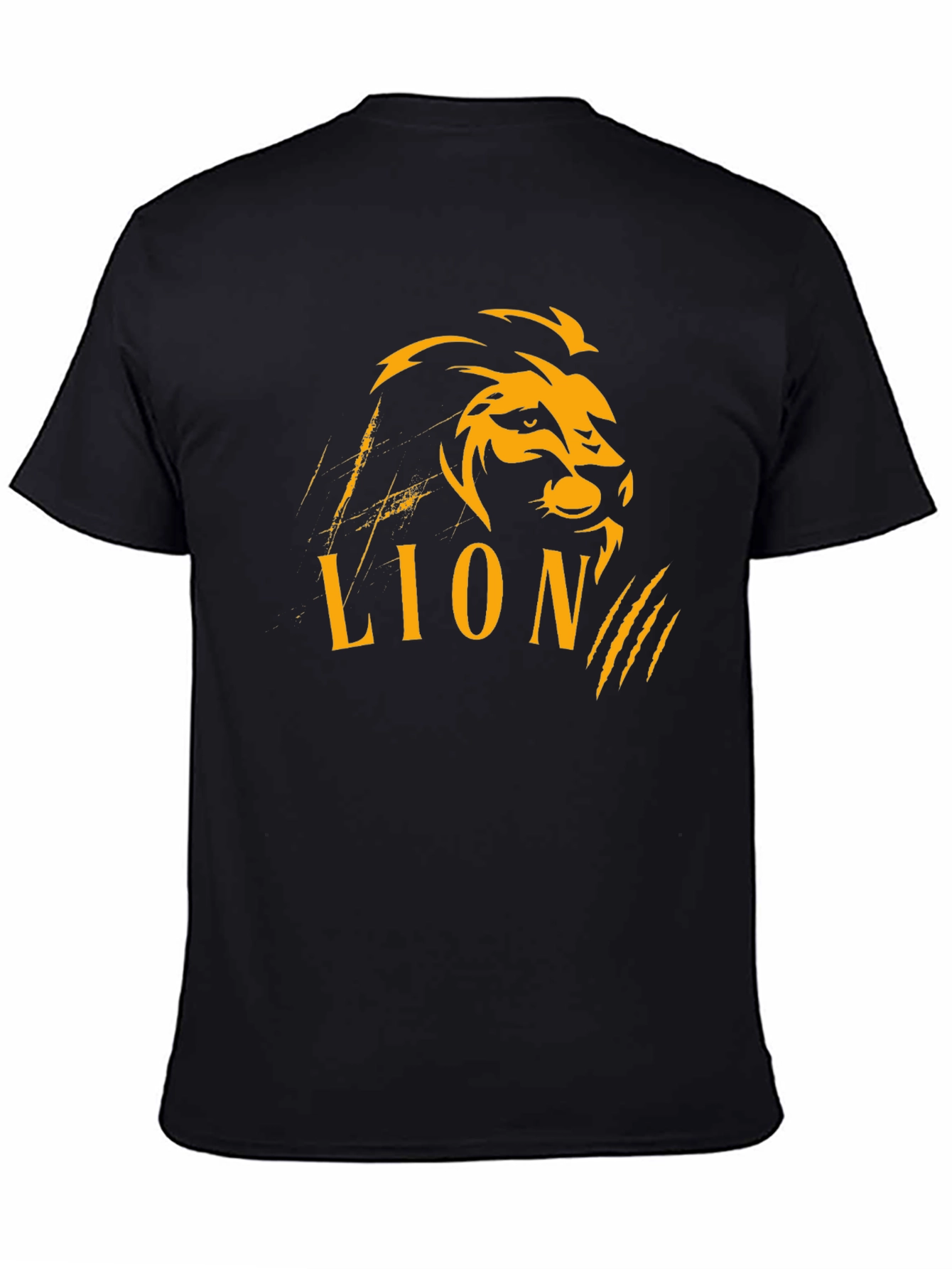 Black Black Lion Graphic Tee - Bold Style view 4