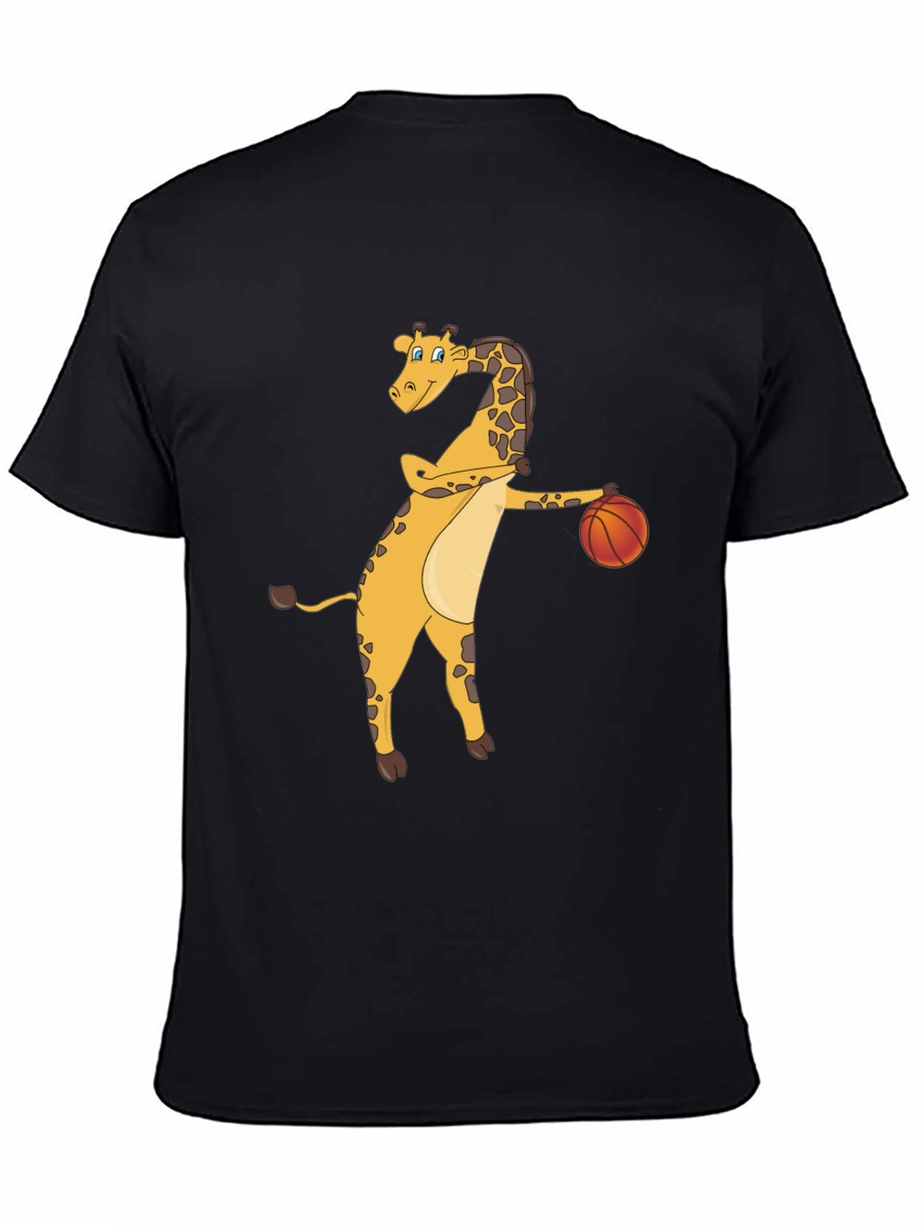 Black Giraffe Basketball Graphic Tee view 4