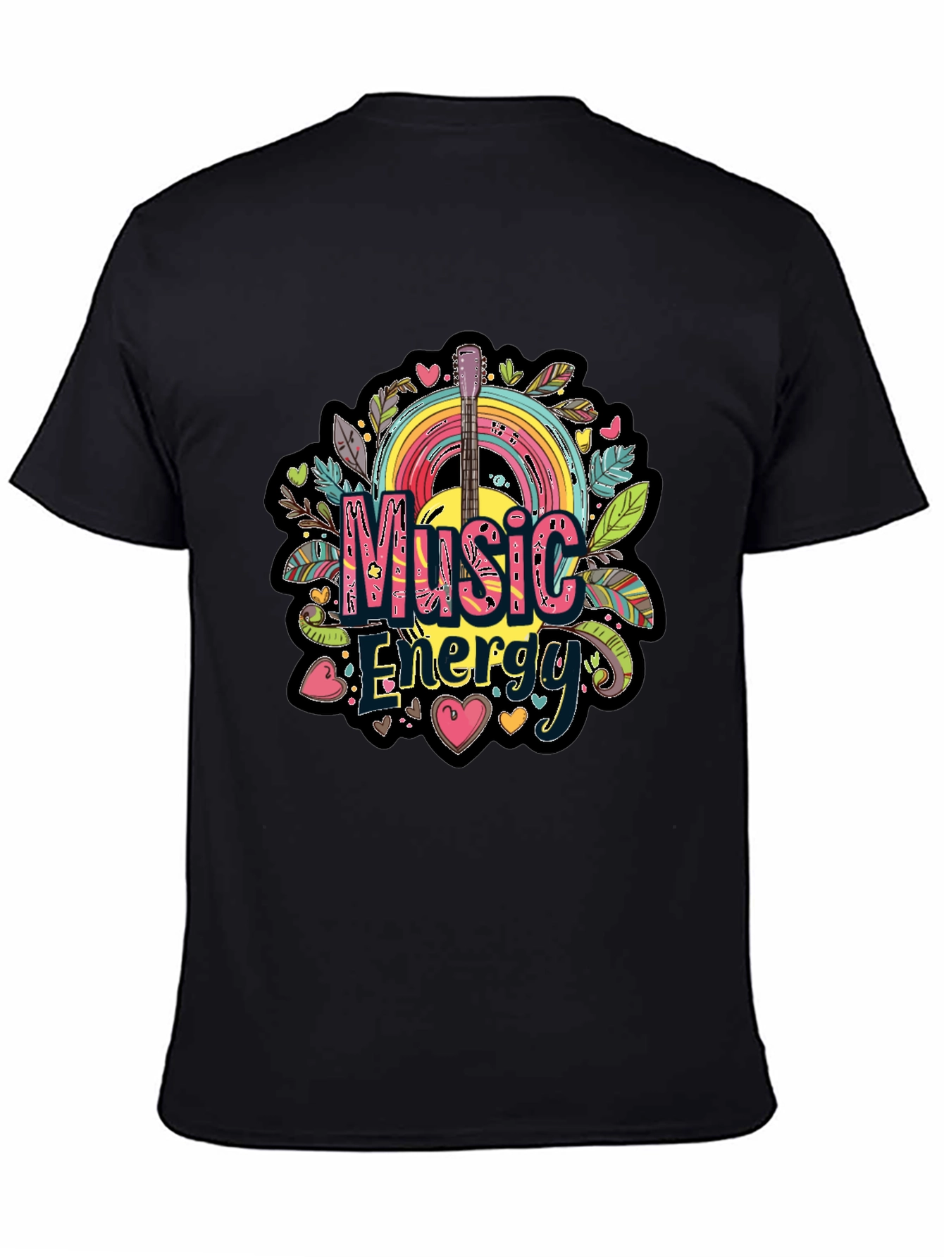 Black Music Energy Graphic Tee view 4
