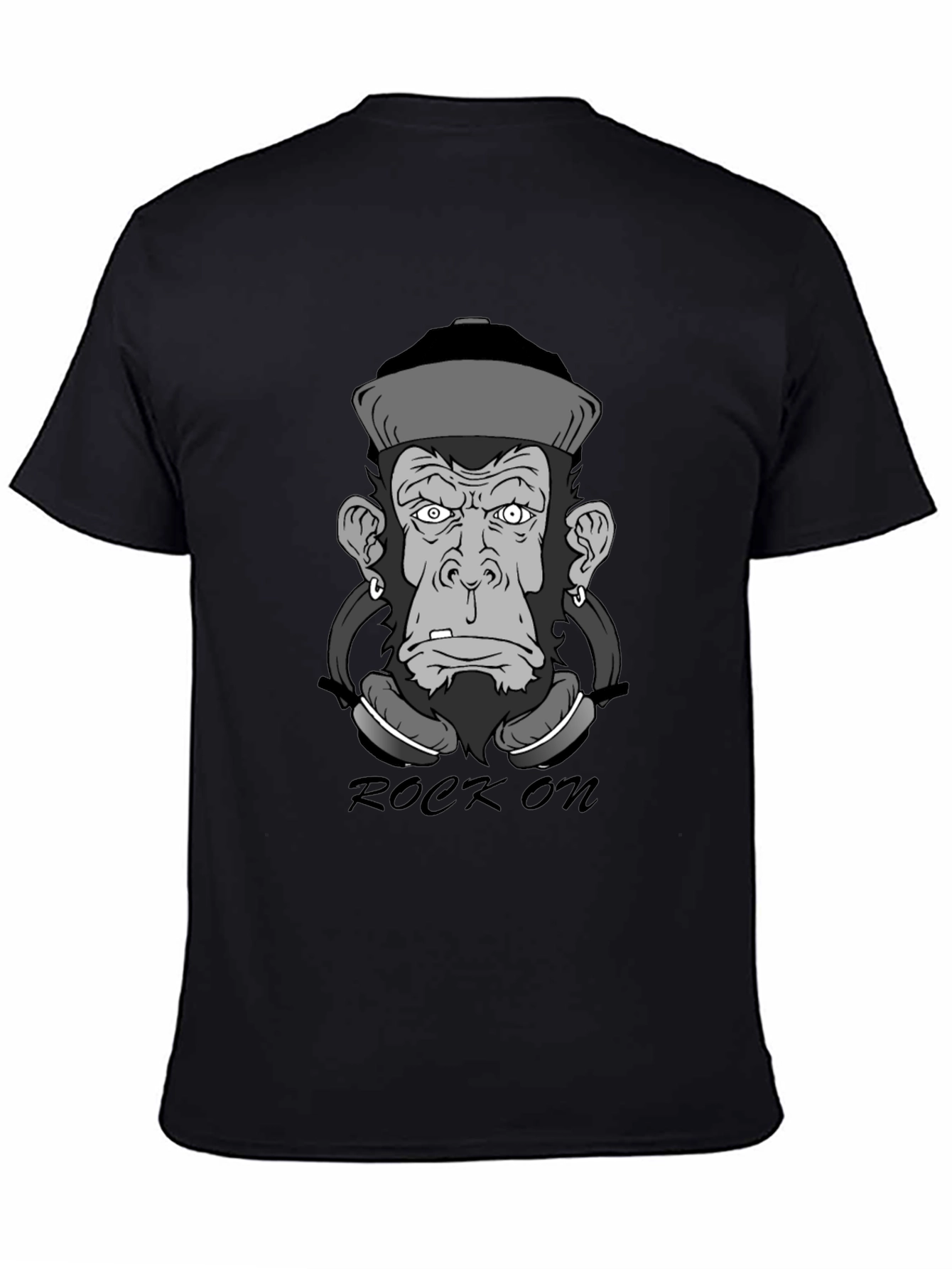 Rock On Monkey Graphic T-Shirt - 4