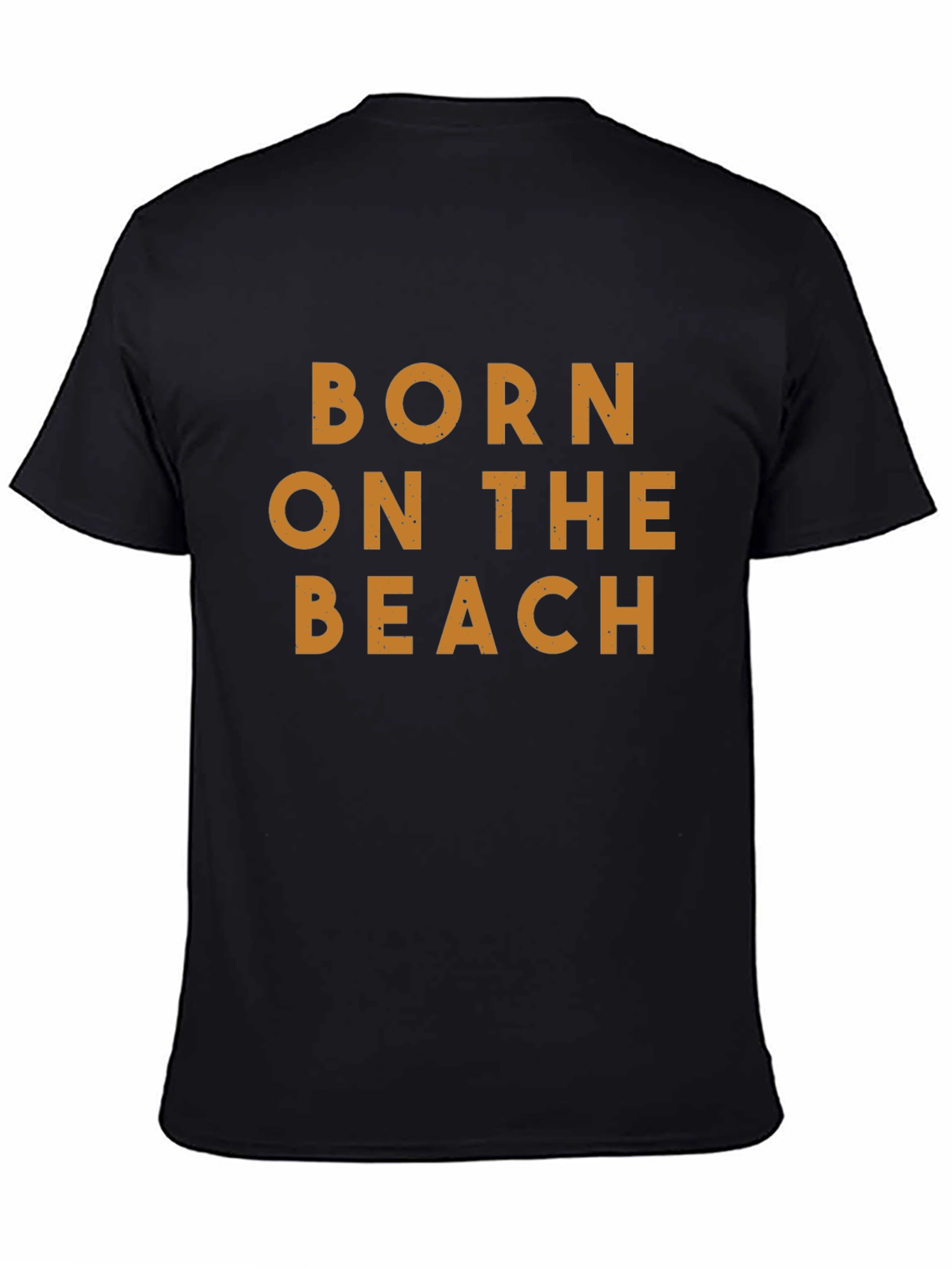 Black Born On The Beach Black T-Shirt view 4