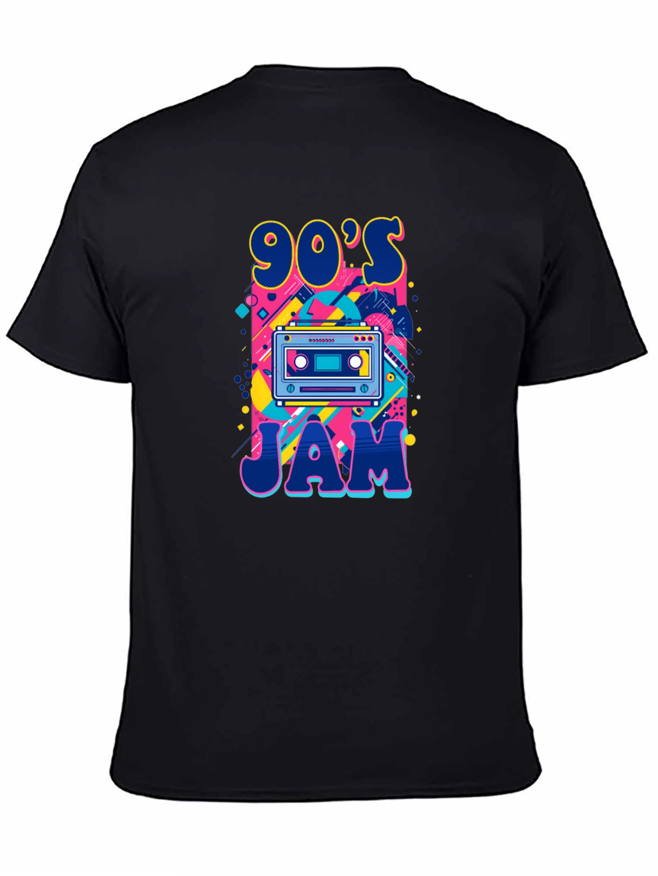 90's Jam Cassette Tape Retro Graphic T-Shirt - 4