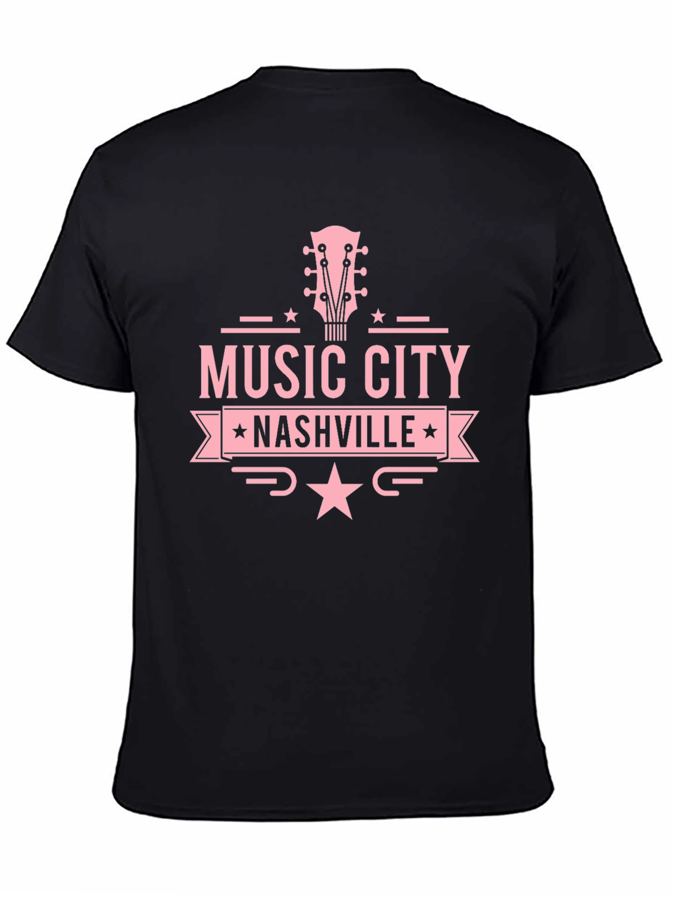 Black Music City Nashville Graphic T-Shirt view 4