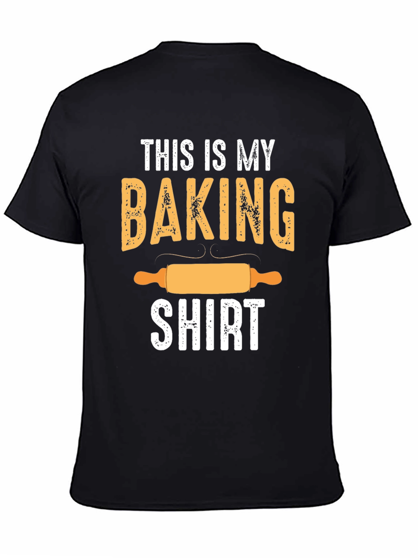 Black This Is My Baking Shirt - Funny Baker Tee view 4